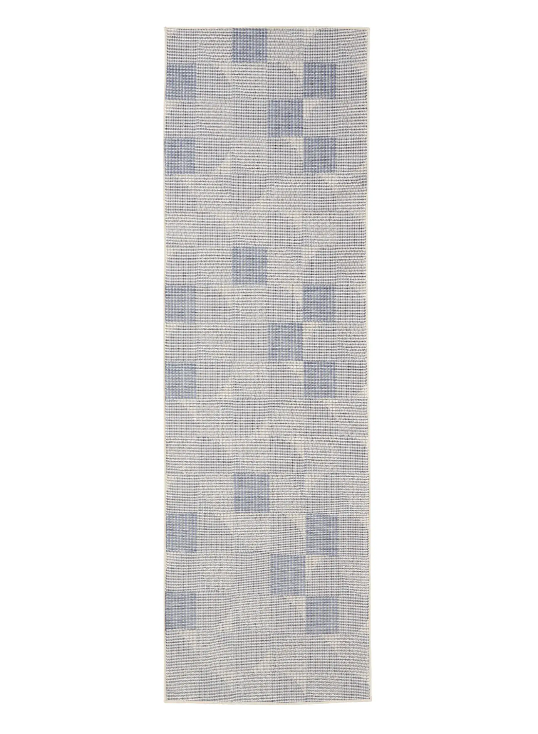 Rug made of 100% Polypropylen in Blue with a 100% Polypropylen high pile by benuta Nest