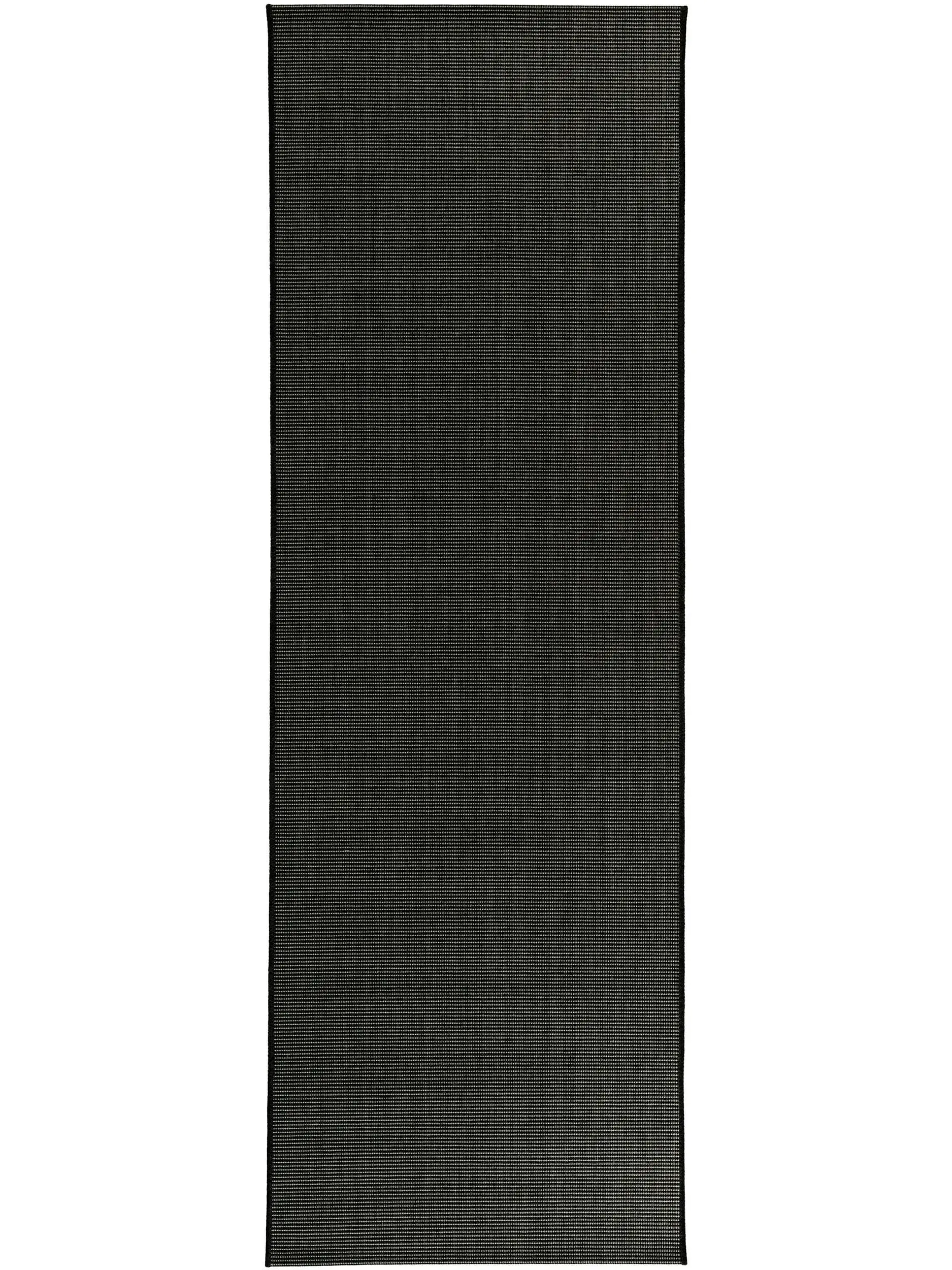 Rug made of 100% Polypropylen in Schwarz with a 100% Polypropylen high pile by benuta Nest