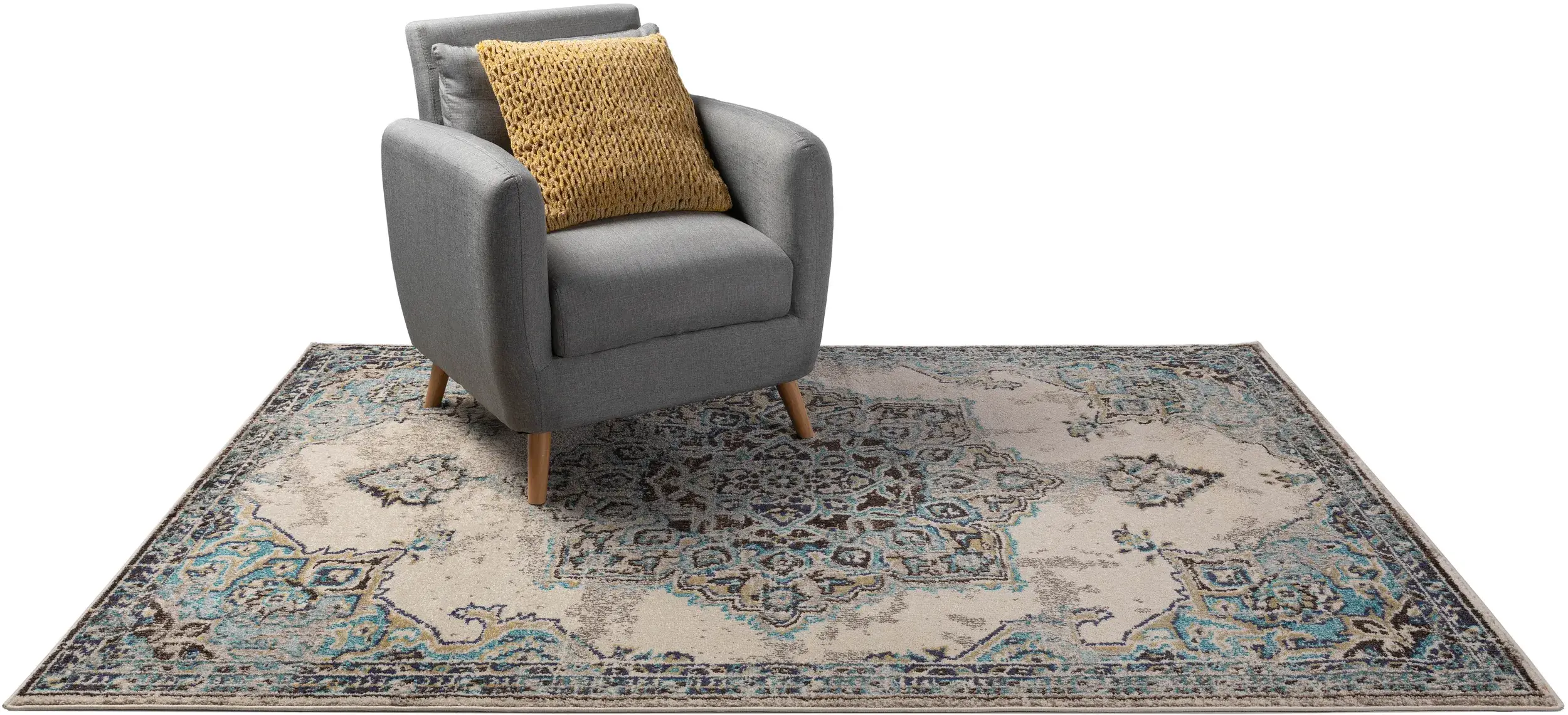 Teppich Casa Beige/Türkis von 