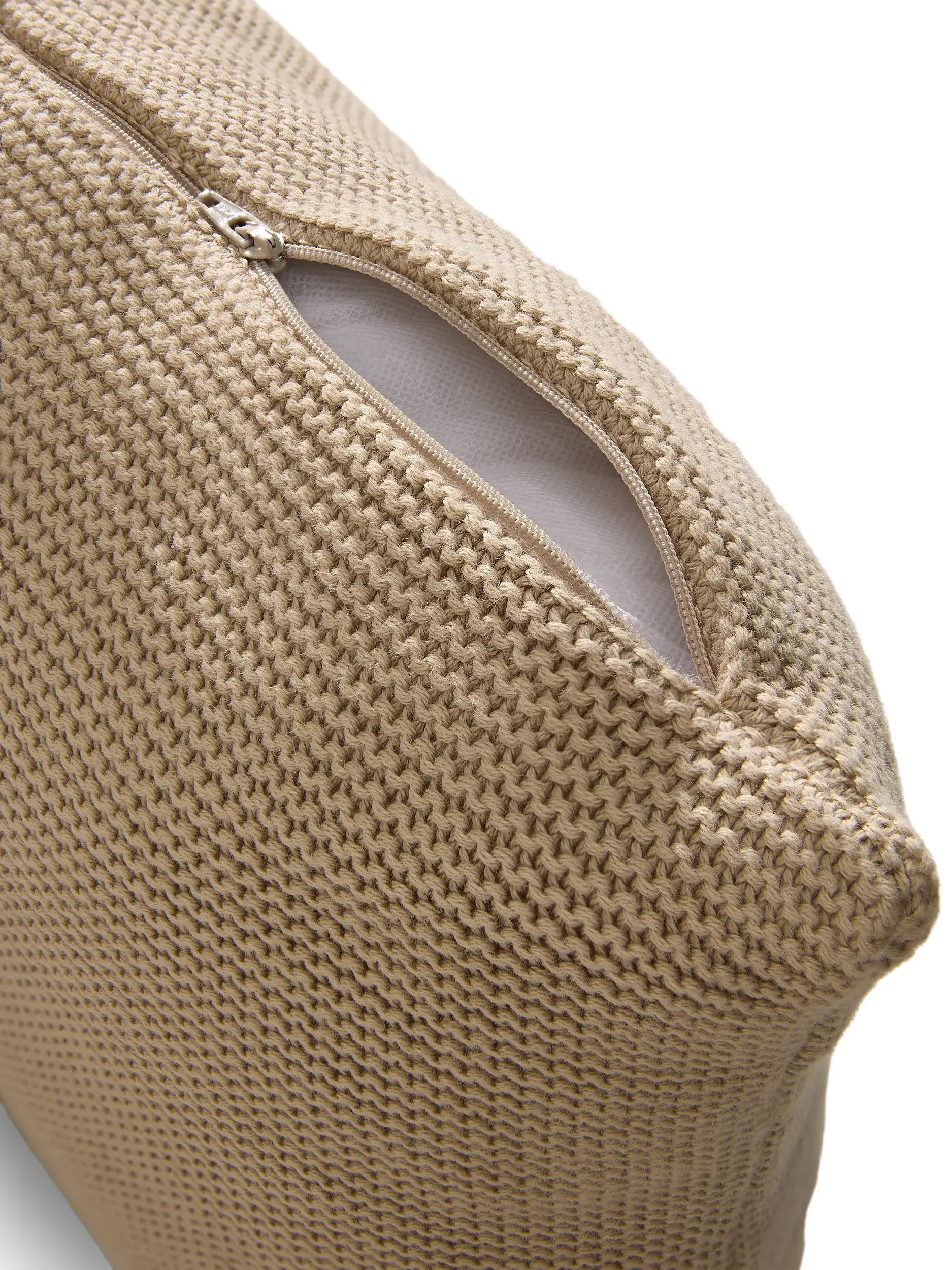 Kussen Helma Beige van benuta Pure