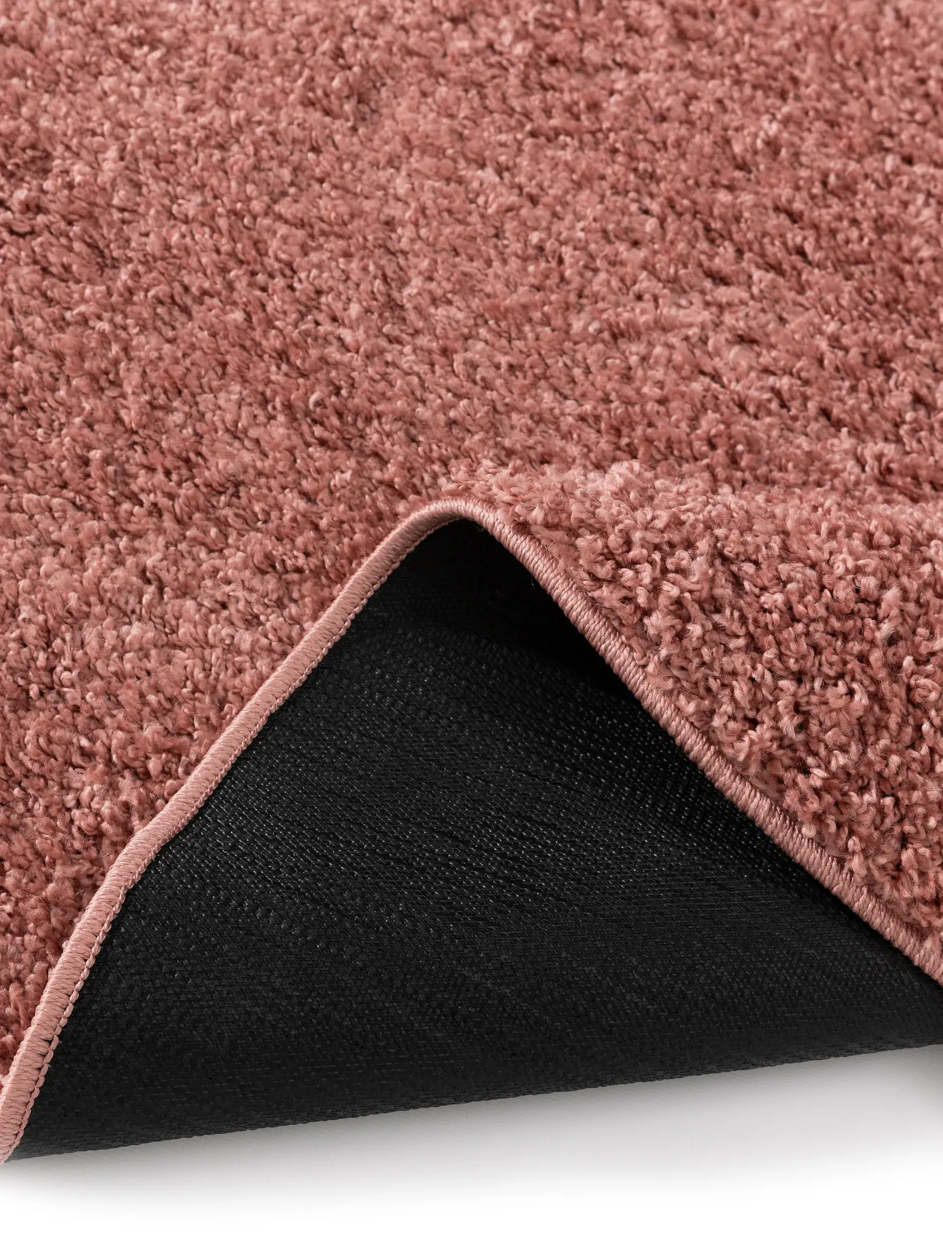 Matto 100% Polypropylena värissä Rosa 100% Polypropylen korkealla nukalla merkiltä benuta Basic