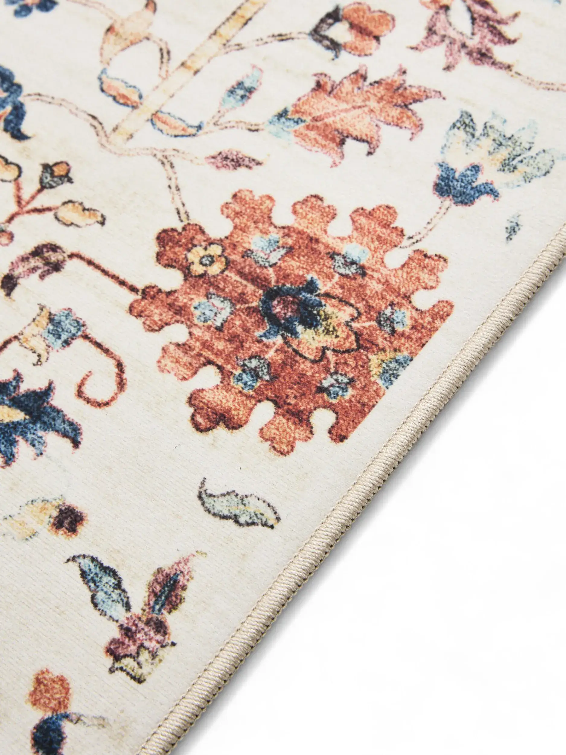 Rug made of 100% Polyester in Multicolour with a 100% Polyester high pile by benuta Basic