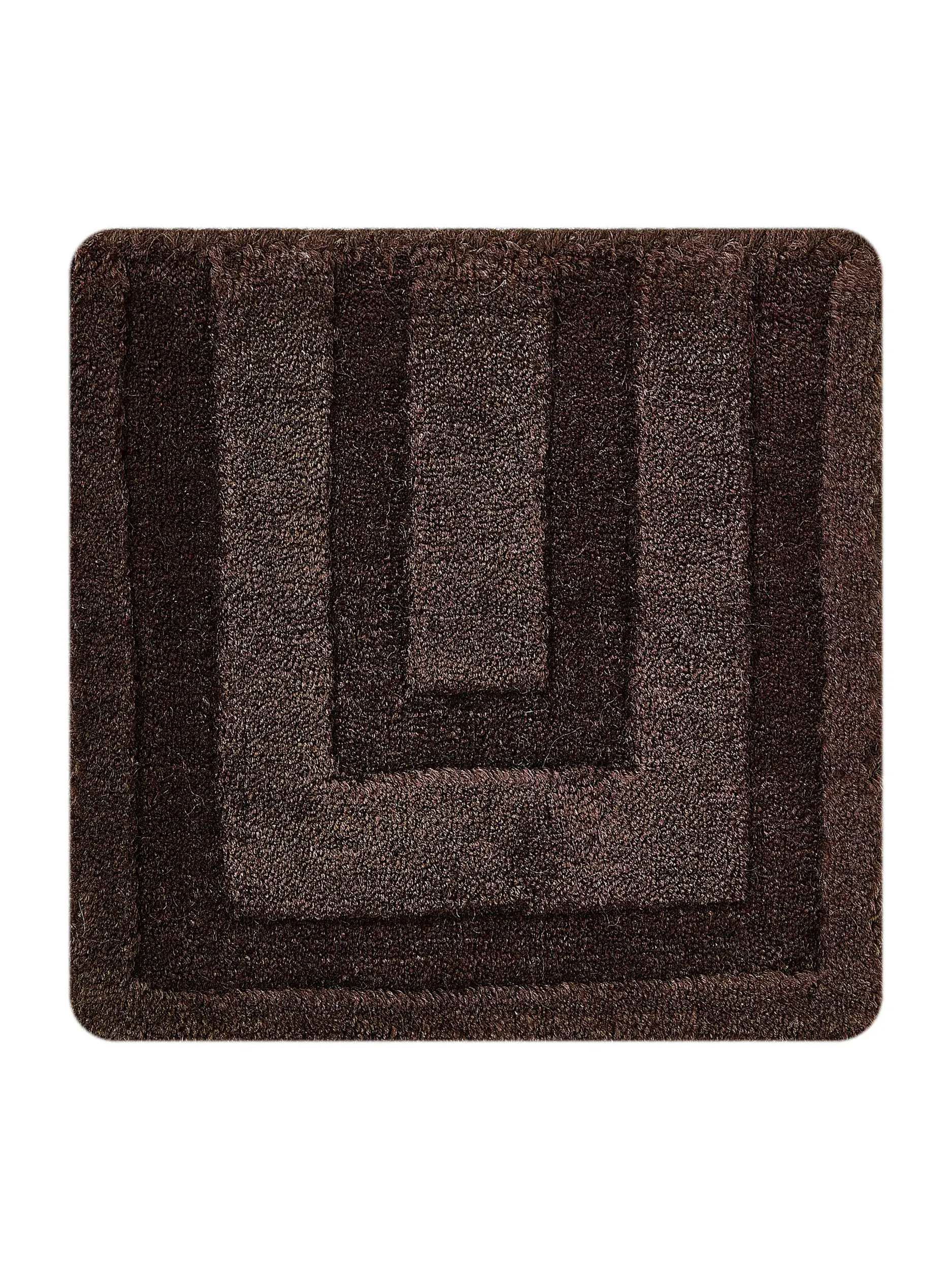 Teppich Ilona aus 50% Wolle, 50% Viskose in Rot von benuta Finest