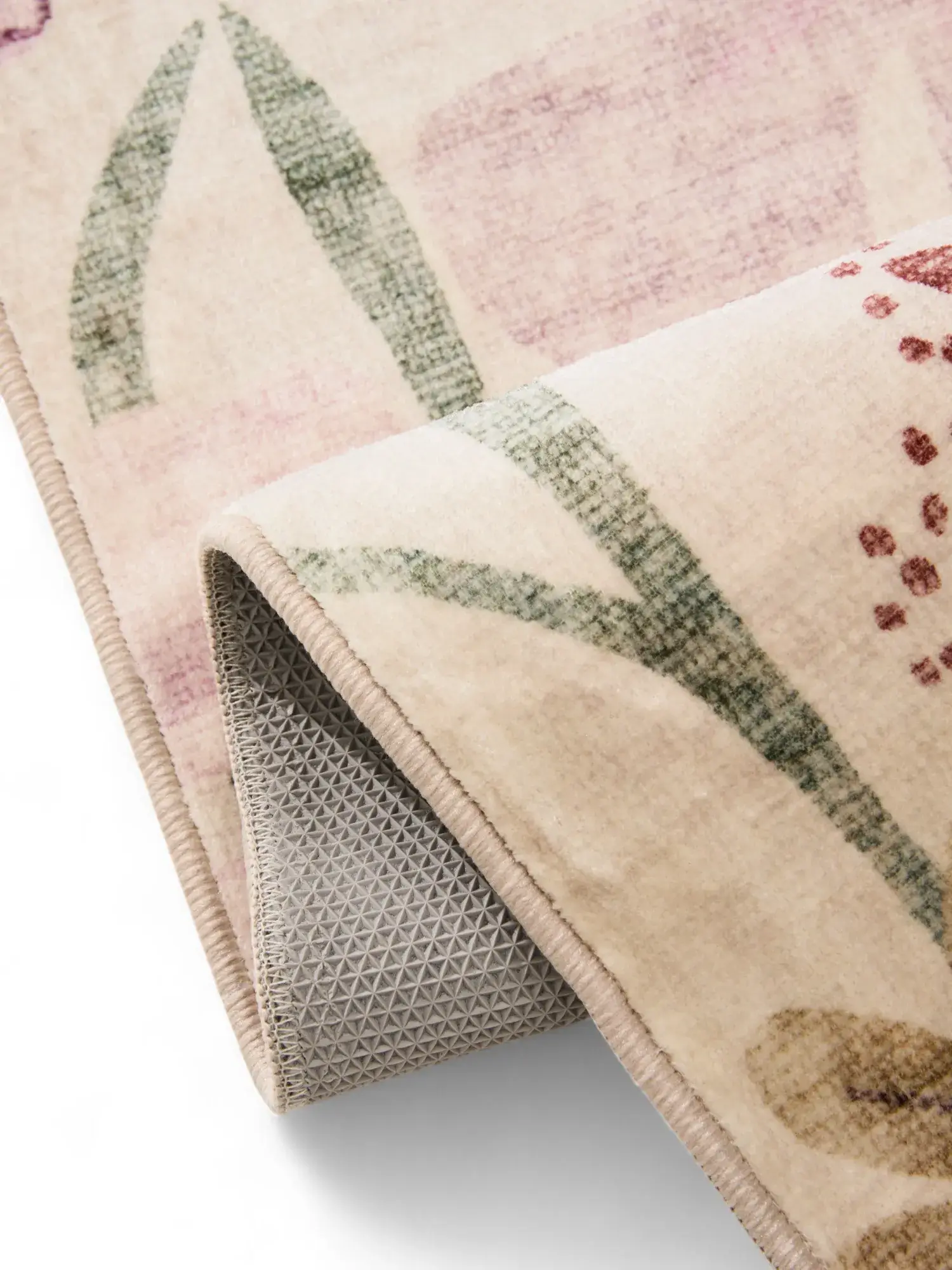 Rug made of 100% Polyester in Multicolour with a 100% Polyester high pile by benuta Nest