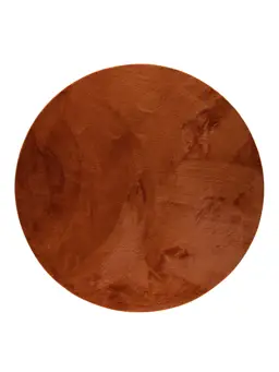 Kunstfell-Teppich Furry Orange
