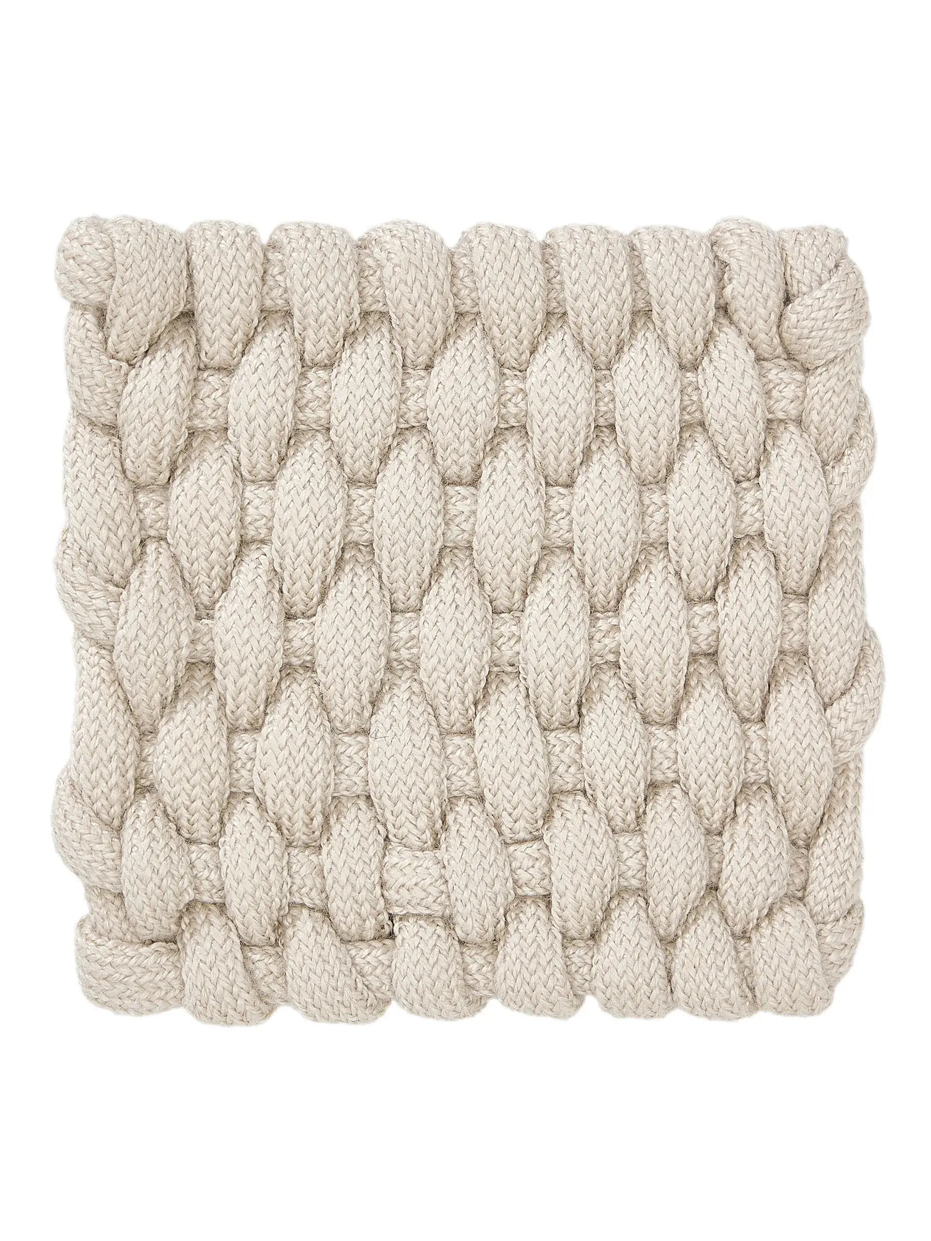 Rug Vita made of 100% Polyester (recycled PET) in Beige by benuta Finest