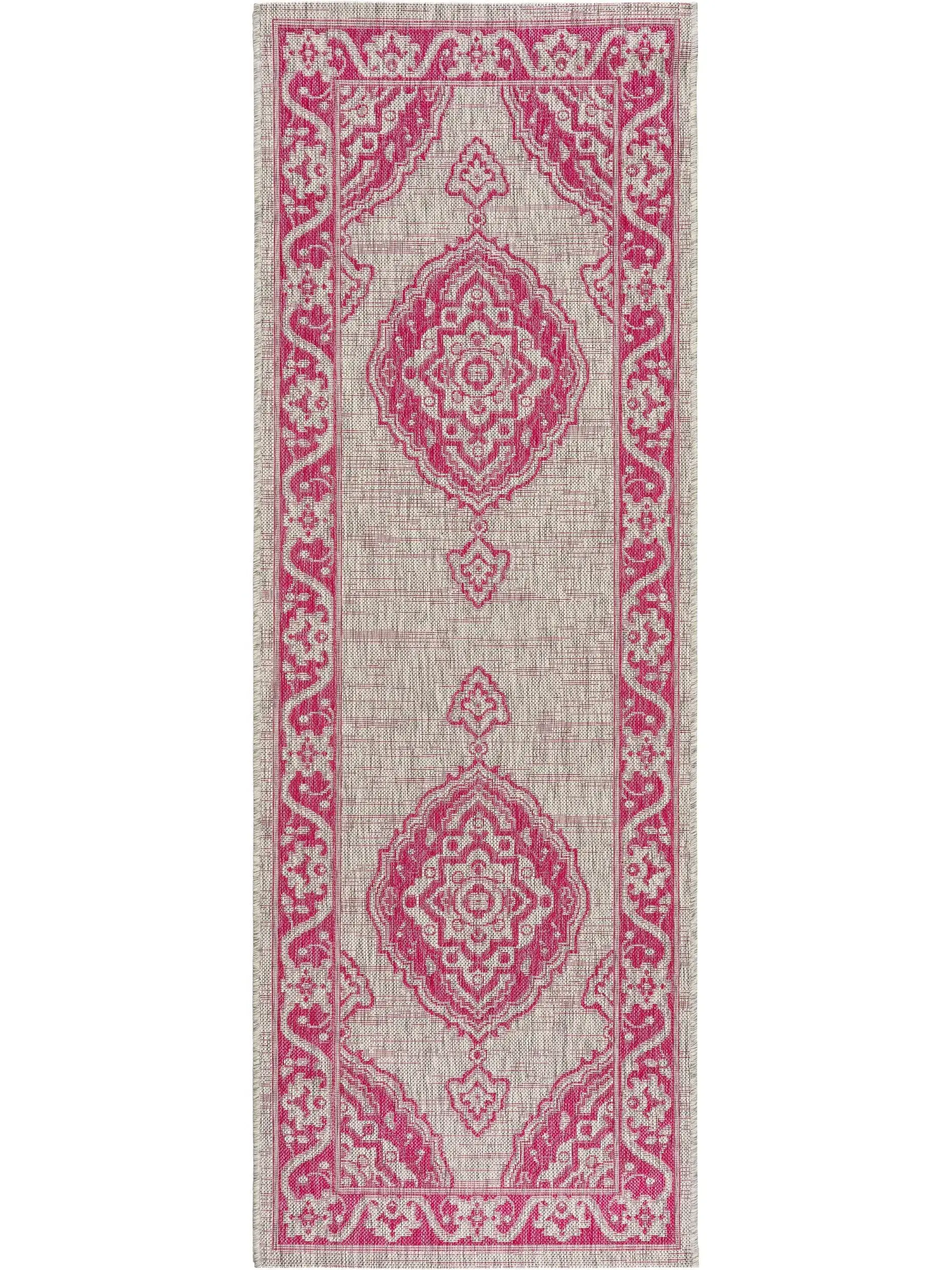 Teppich Cleo aus 100% Polypropylen in Rosa von benuta