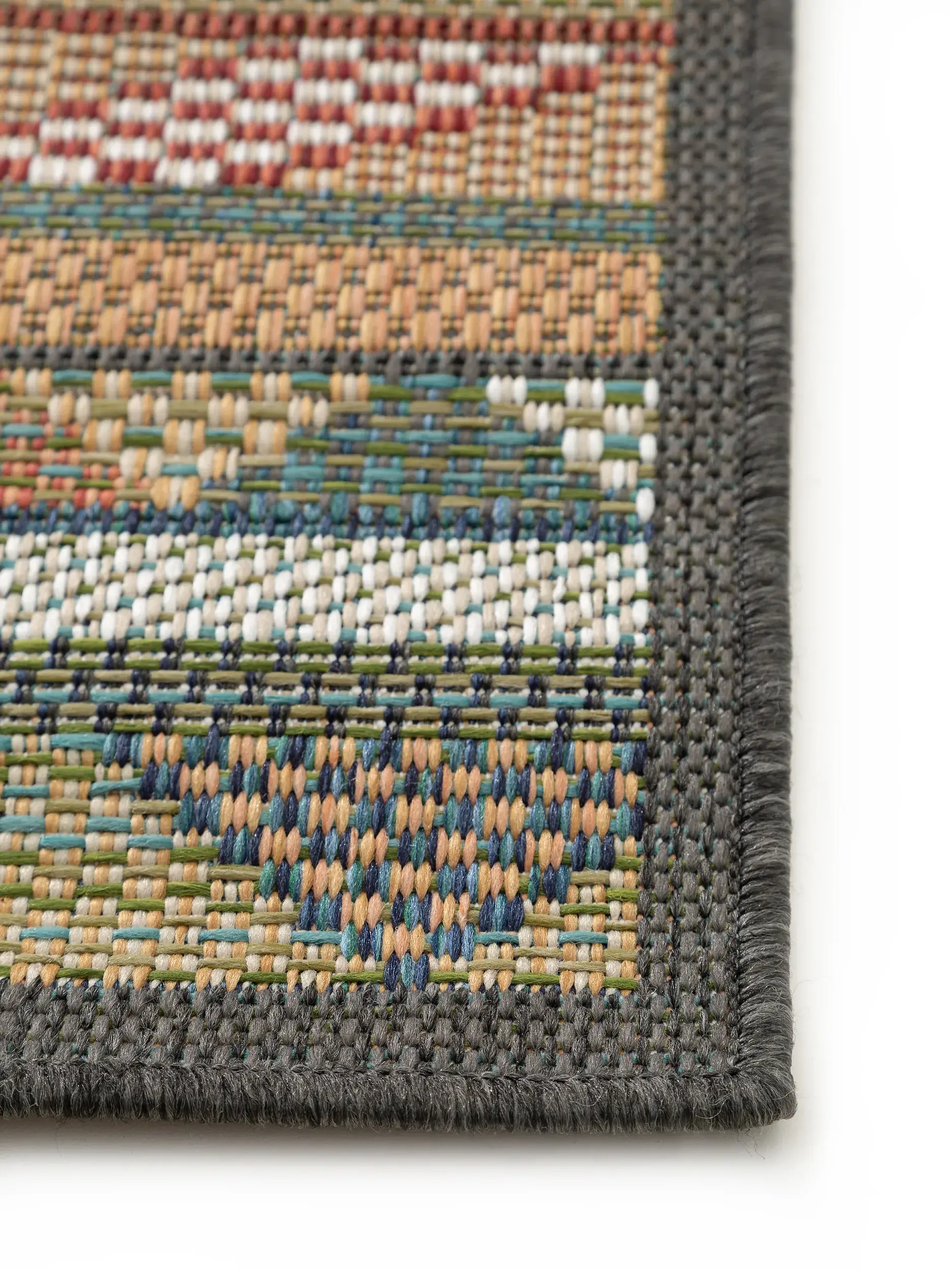 Rug made of 100% Polypropylen in Multicolour with a 100% Polypropylen high pile by benuta Nest