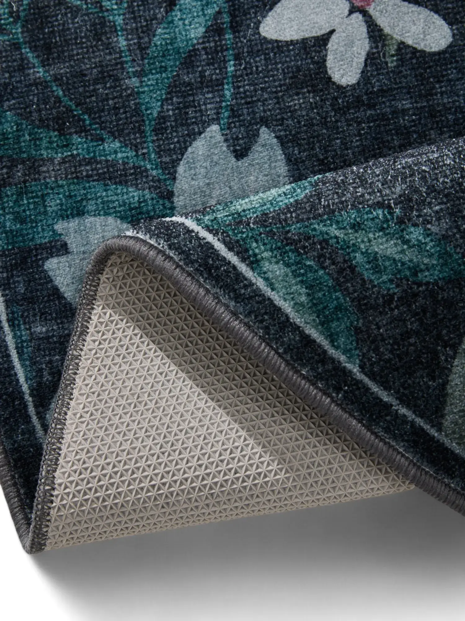 Rug made of 100% Polyester in Multicolour with a 100% Polyester high pile by benuta Nest
