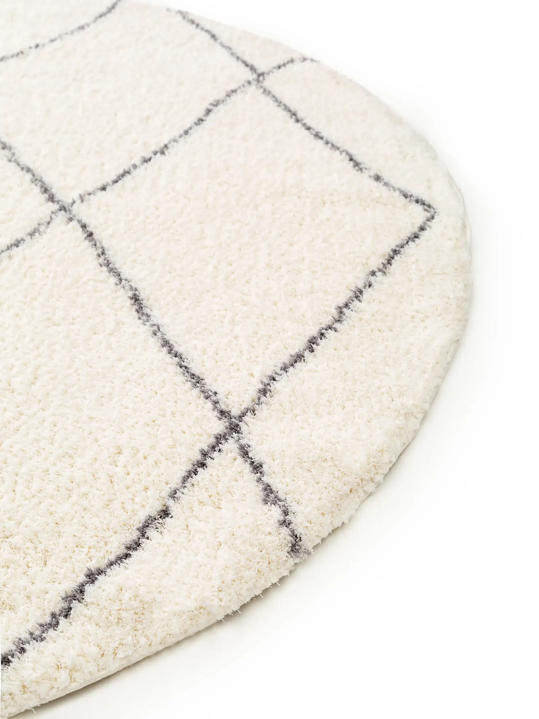 Tapis en 100% Polyester (Microfibre) en Beige avec une pile de 100% Polyester (Microfibre) de hauteur de benuta nest