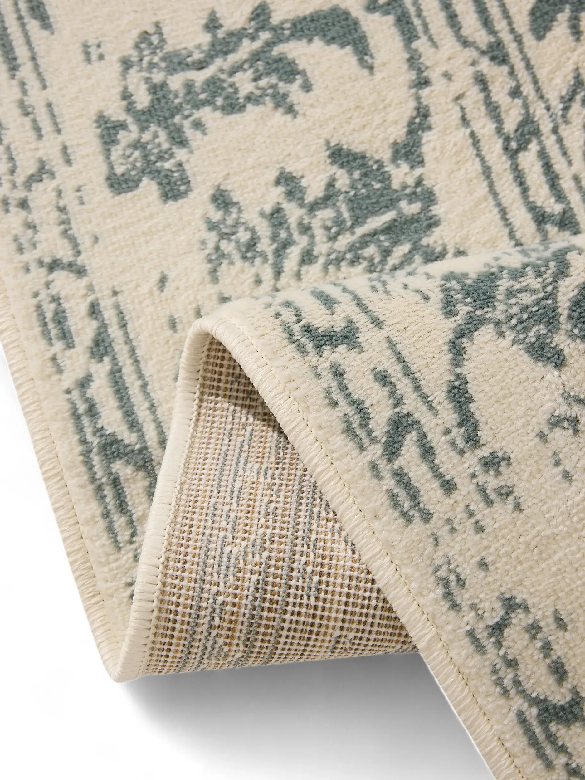 Matto 100% Polypropeenia värissä Kerma/Keltainen 100% Polypropeeni korkealla nukalla merkiltä benuta Basic