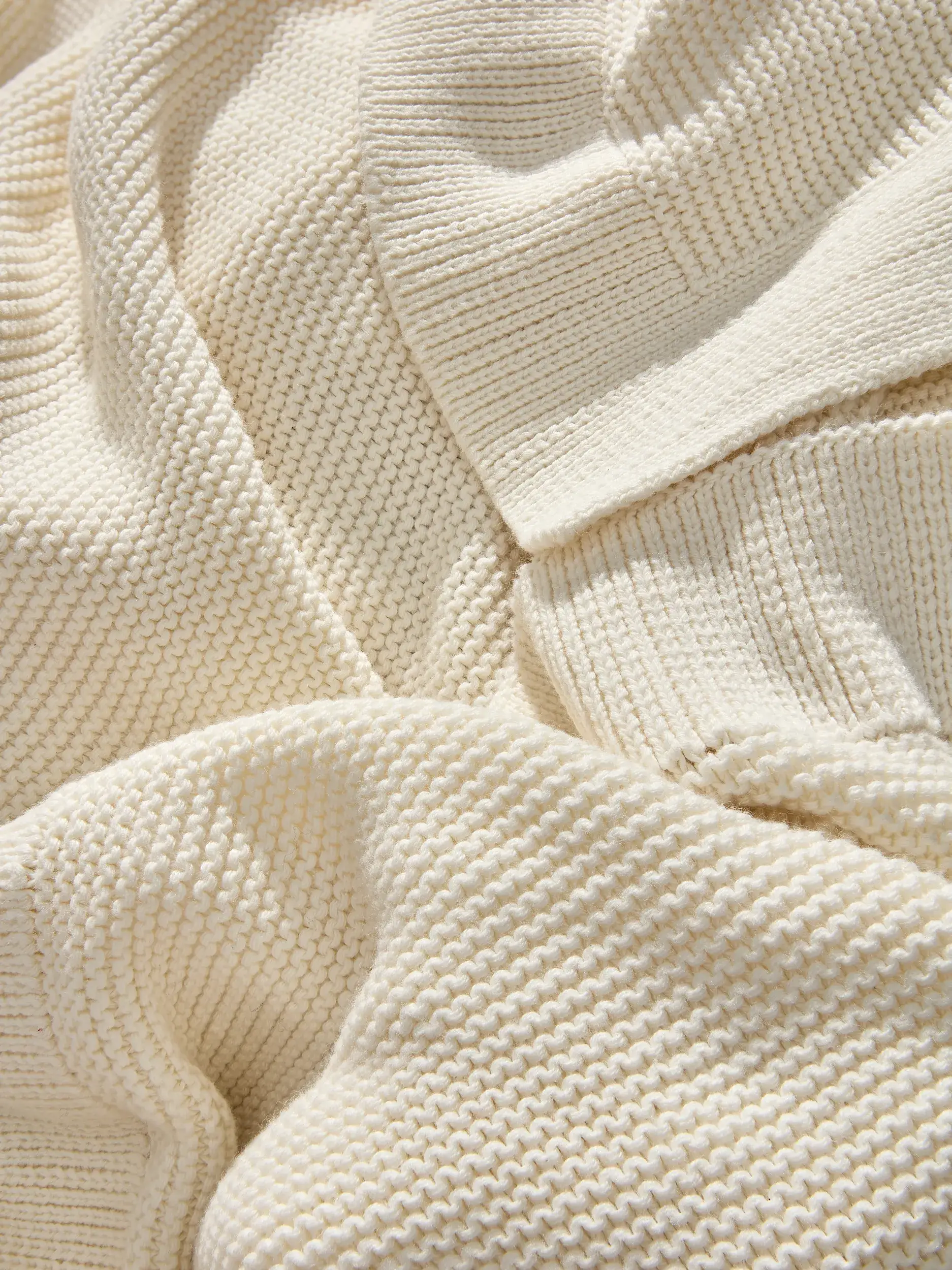 Katoenen deken Helma Ivory van benuta Pure