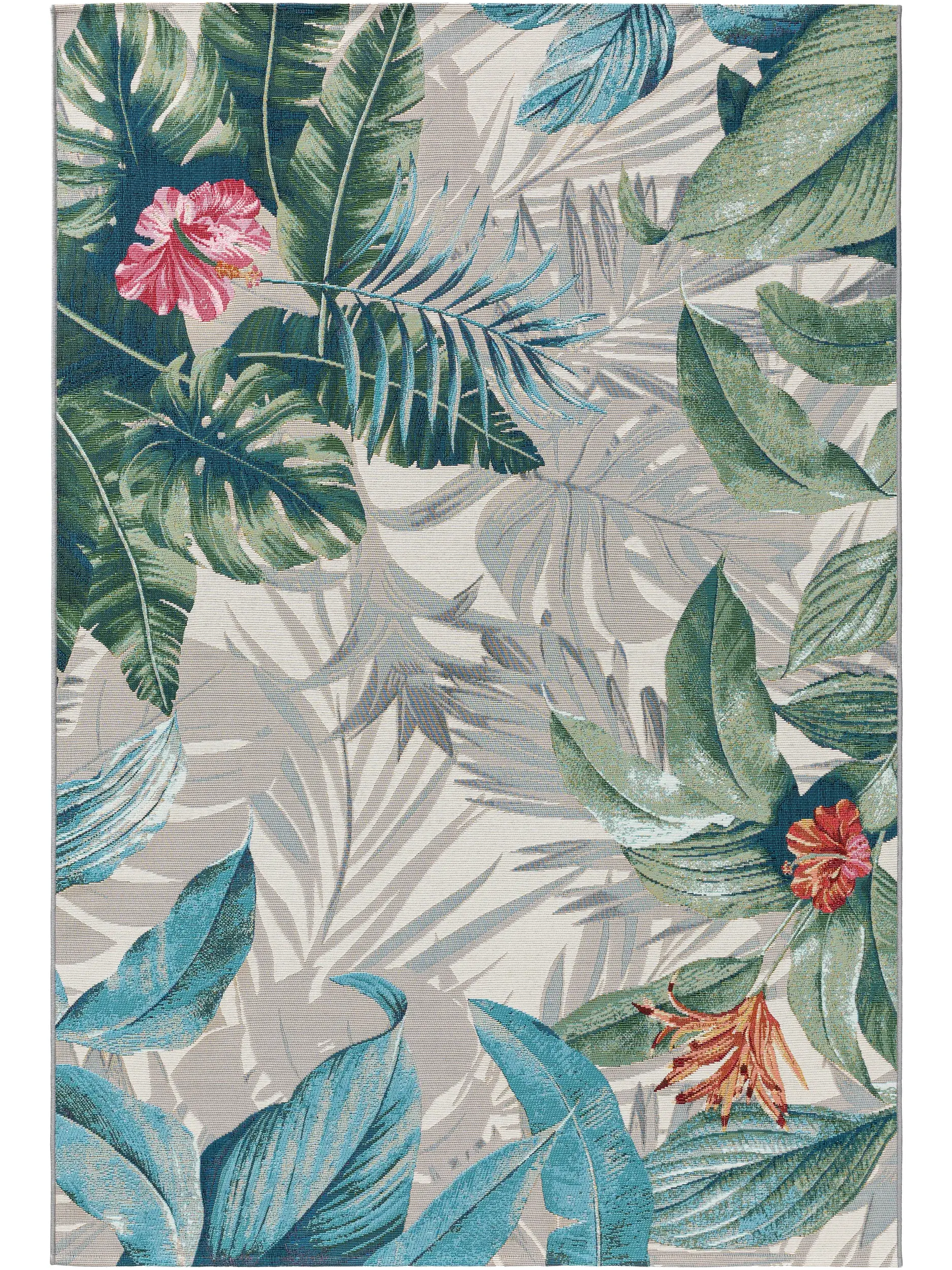 Tapis en 76% Polypropylène, 23% Polyester, 1% Latex en Multicouleur avec une pile de 76% Polypropylène, 23% Polyester, 1% Latex de hauteur de benuta nest
