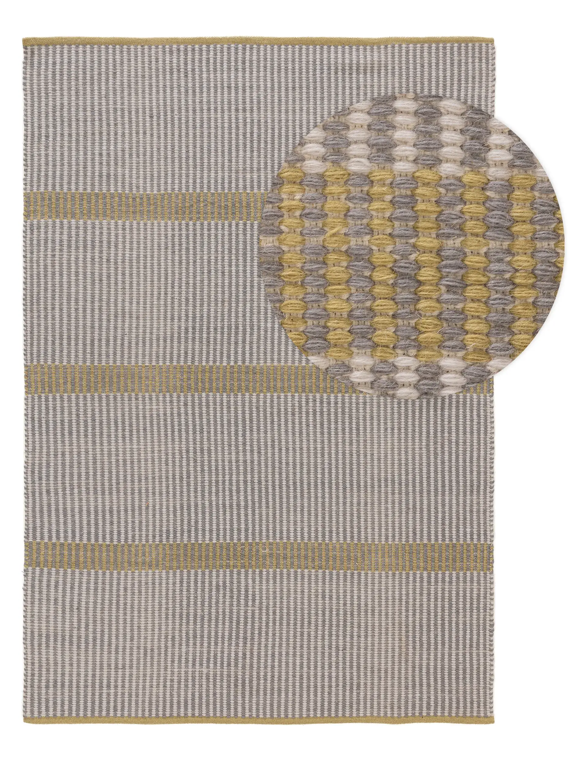 Rug made of 50% Wolle, 50% Cotton in Grün with a 50% Wolle, 50% Cotton high pile by benuta Pop