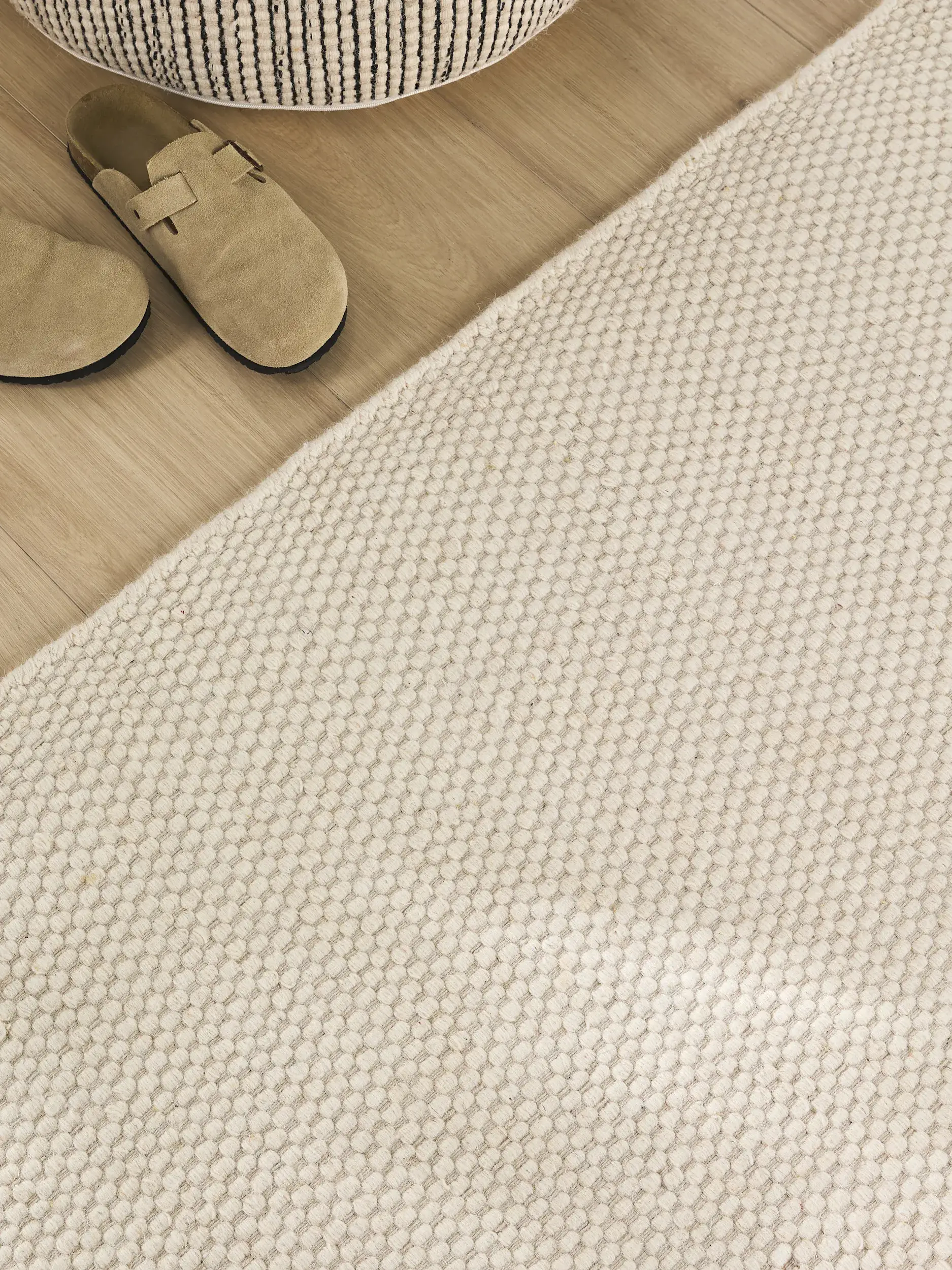 Teppich Rocco aus 80% Wolle, 20% Baumwolle in  von benuta Pure