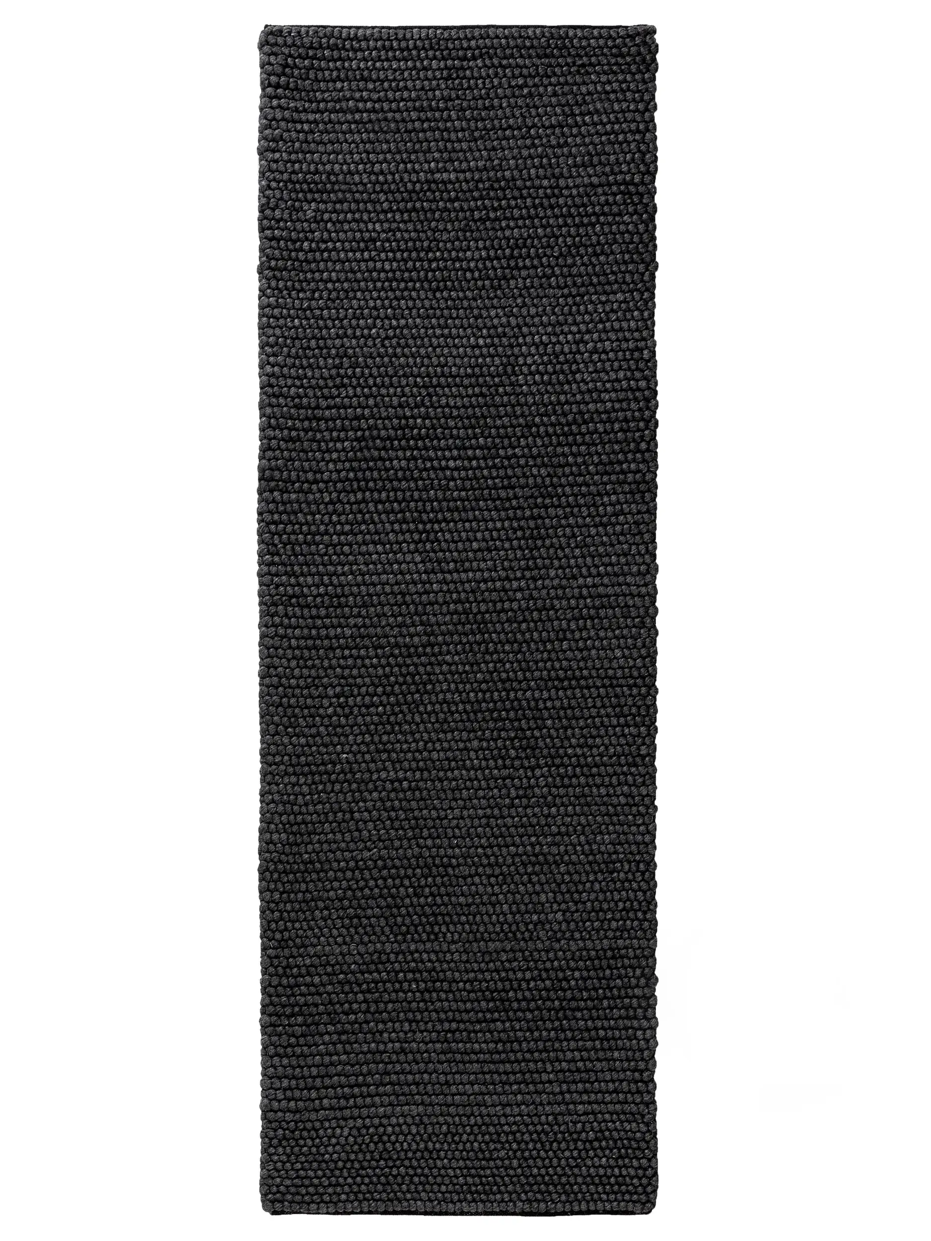 Wollteppich Läufer Beads Anthrazit von 