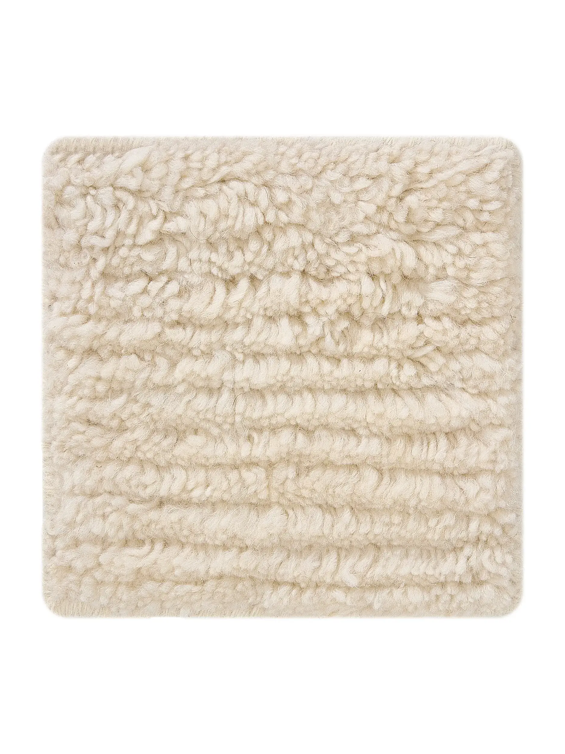 Rug Leon made of 90% Wool, 10% Cotton in Beige by benuta Finest