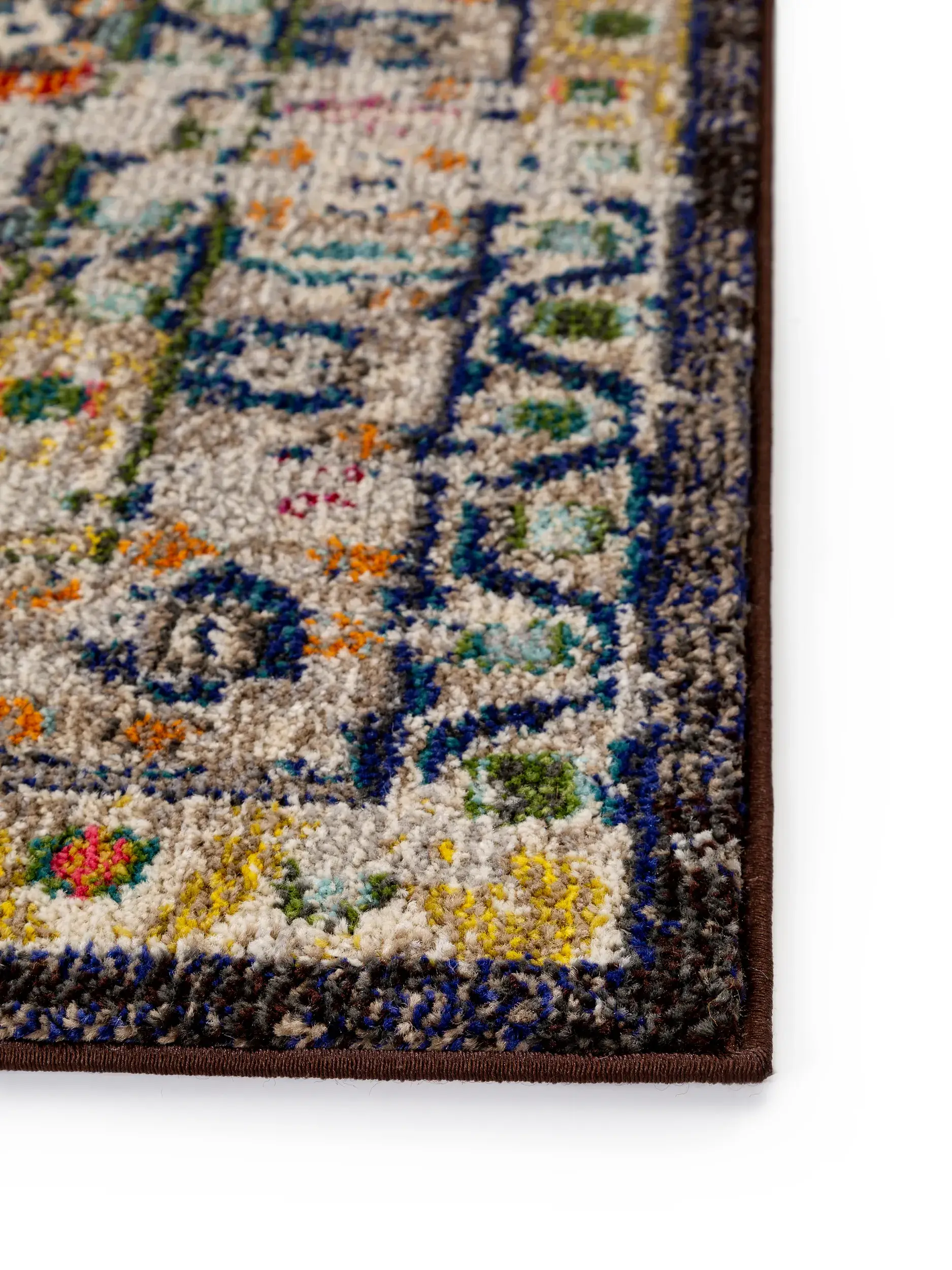 Teppich aus 100% Polypropylen in Multicolor mit 100% Polypropylen hohem Flor von benuta Nest