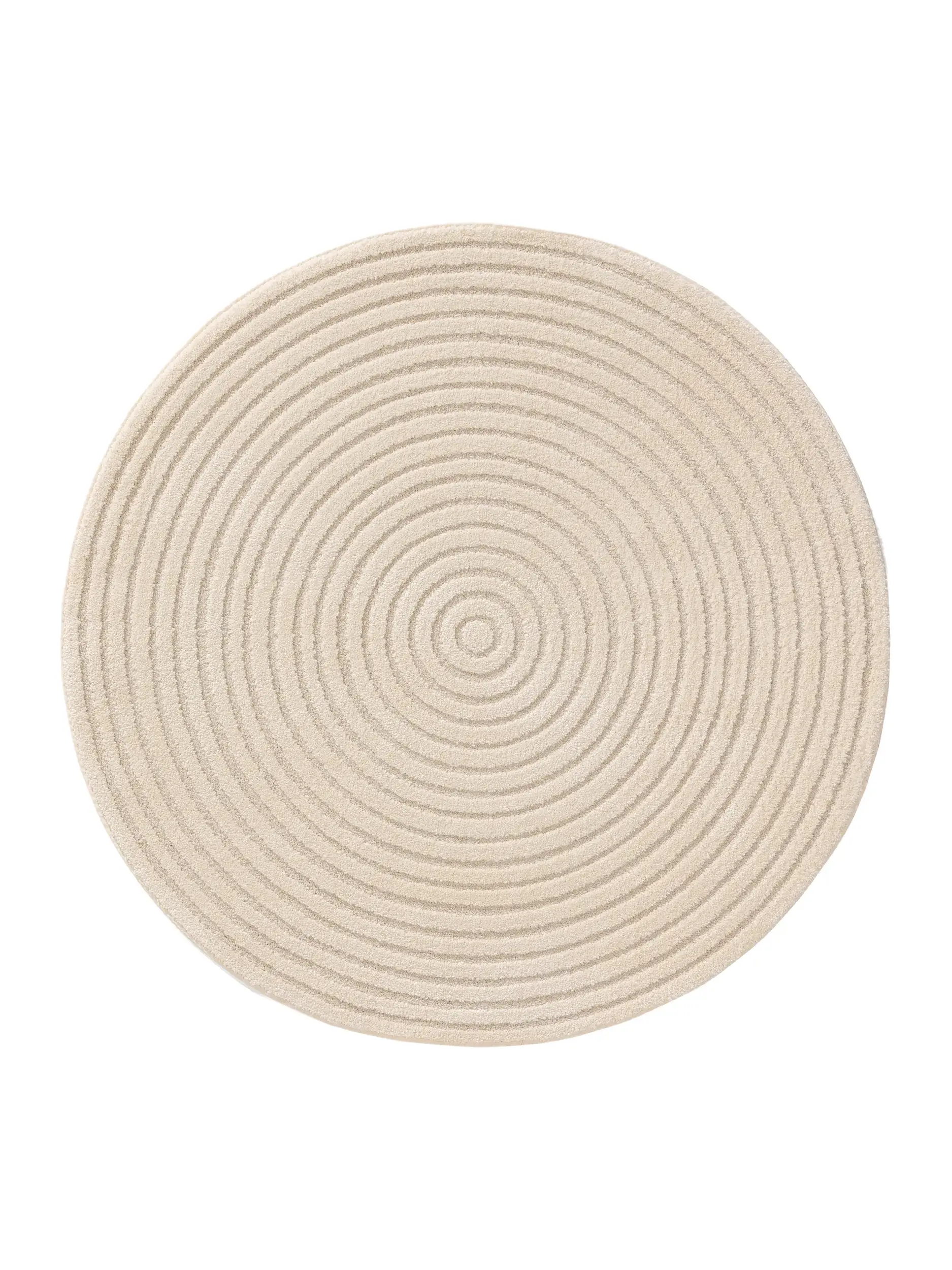 Teppich rund Eve Cream von 