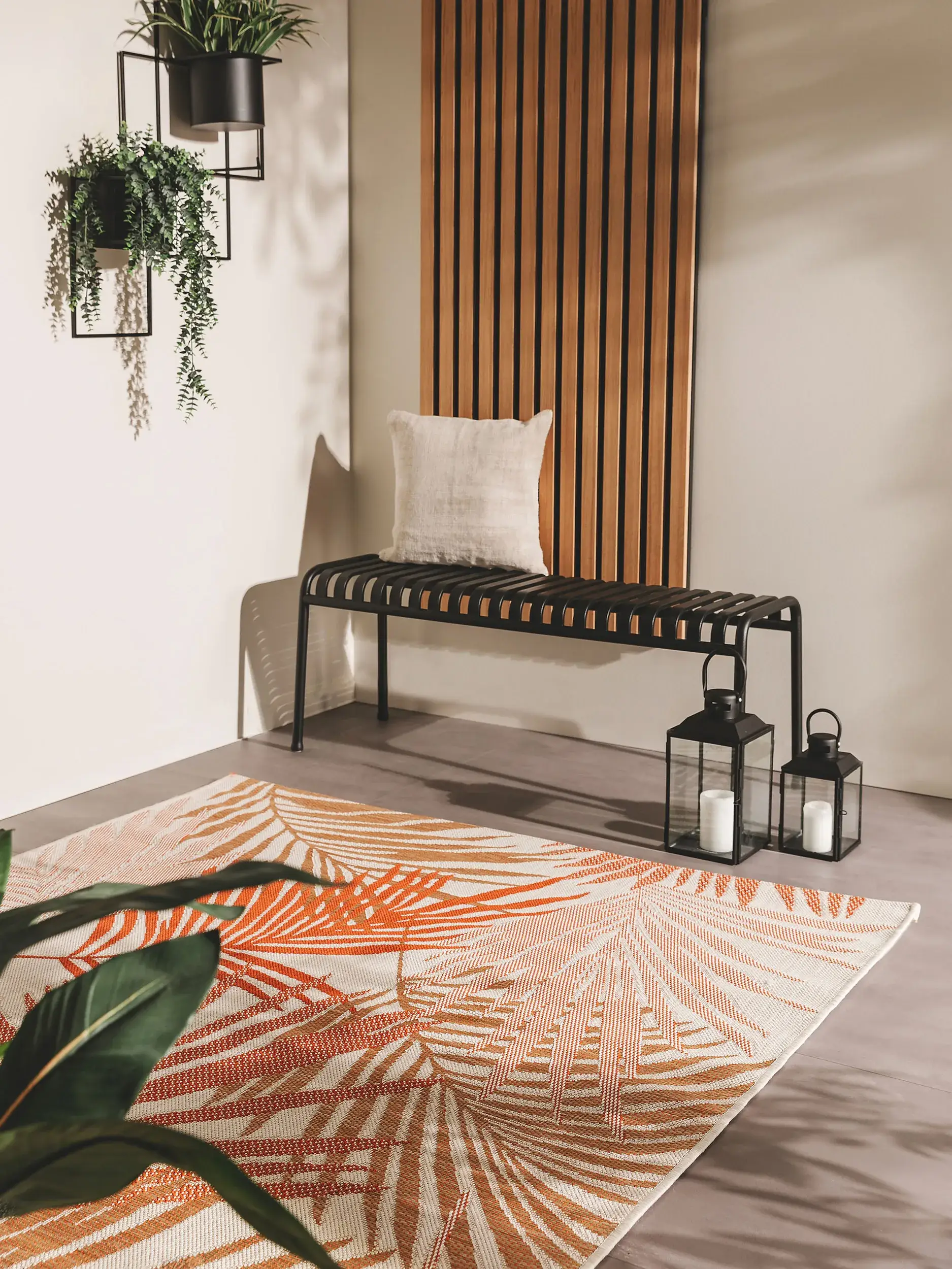 Alfombra de 100% Polipropileno en Naranja con un pelo de {{Placeholder_Pile Height}} de altura de benuta nest