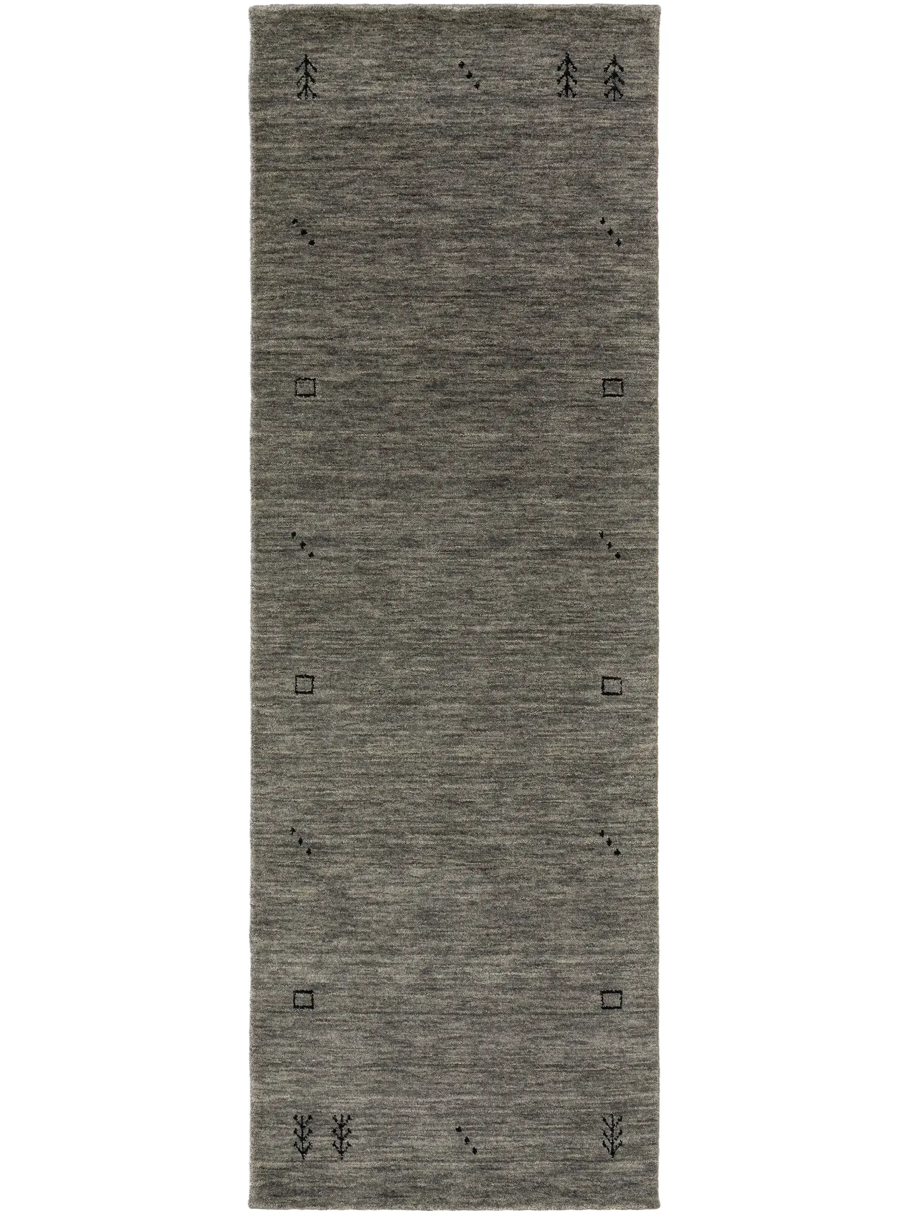 Alfombra de 100% Lana en Gris con un pelo de {{Placeholder_Pile Height}} de altura de benuta nest