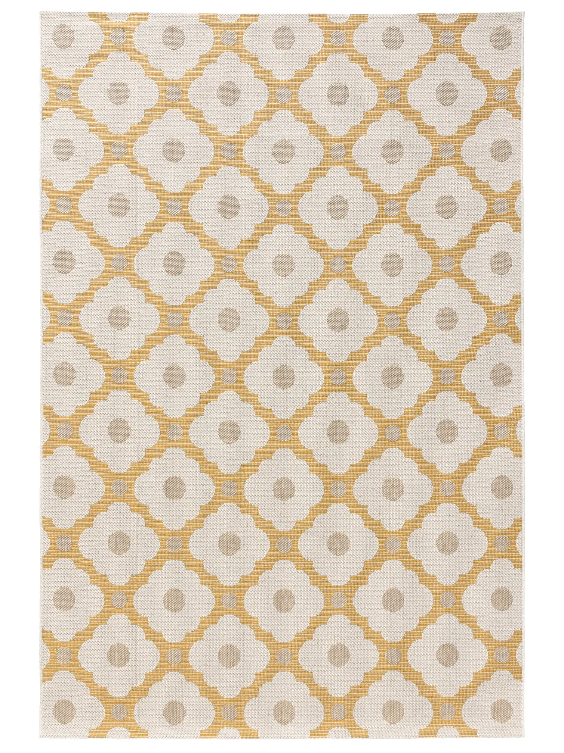 Tappeto per interno ed esterno Vega Beige/Giallo di 