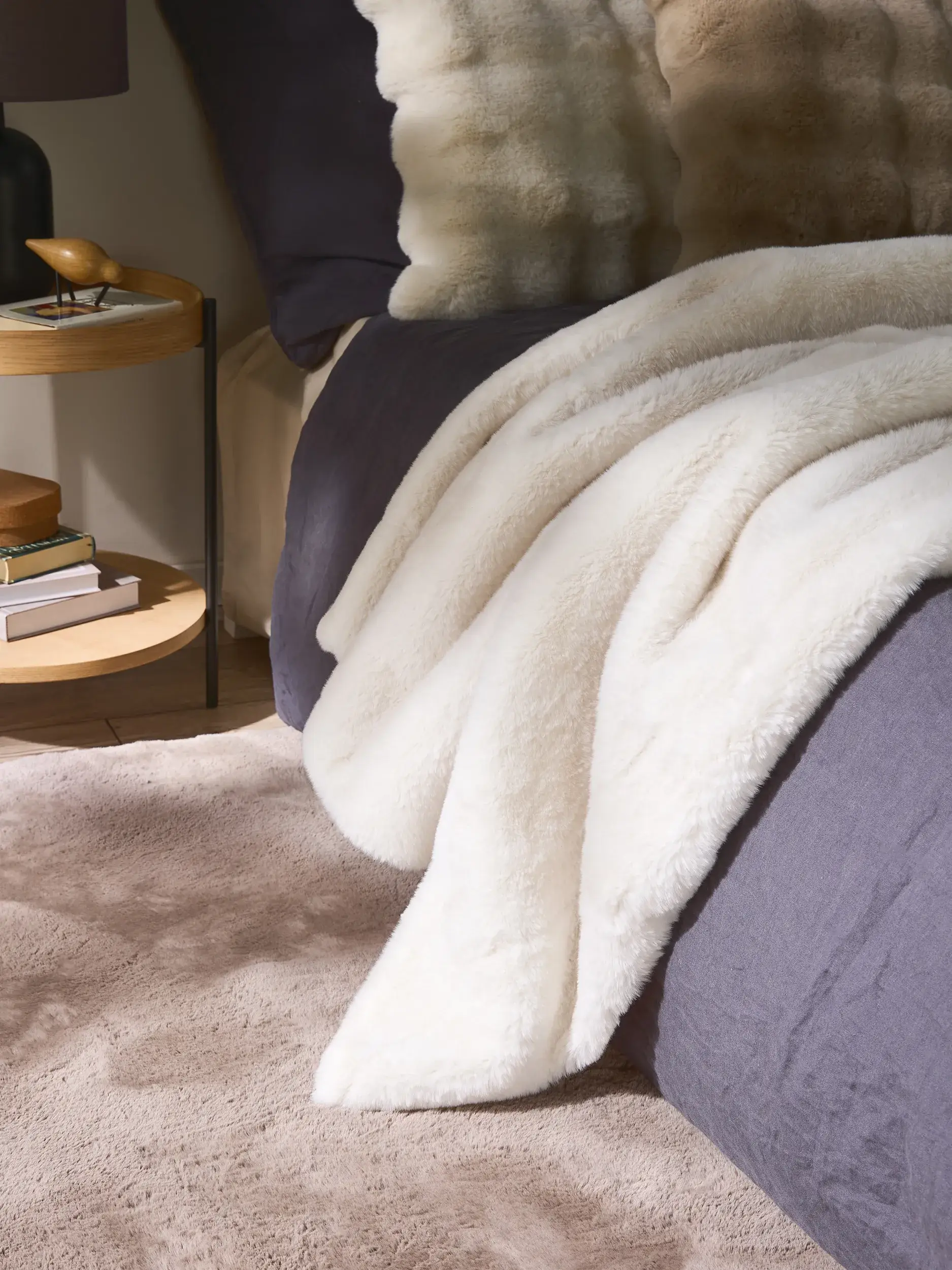 Kuscheldecke Dave Cream im Design  aus  von benuta Nest