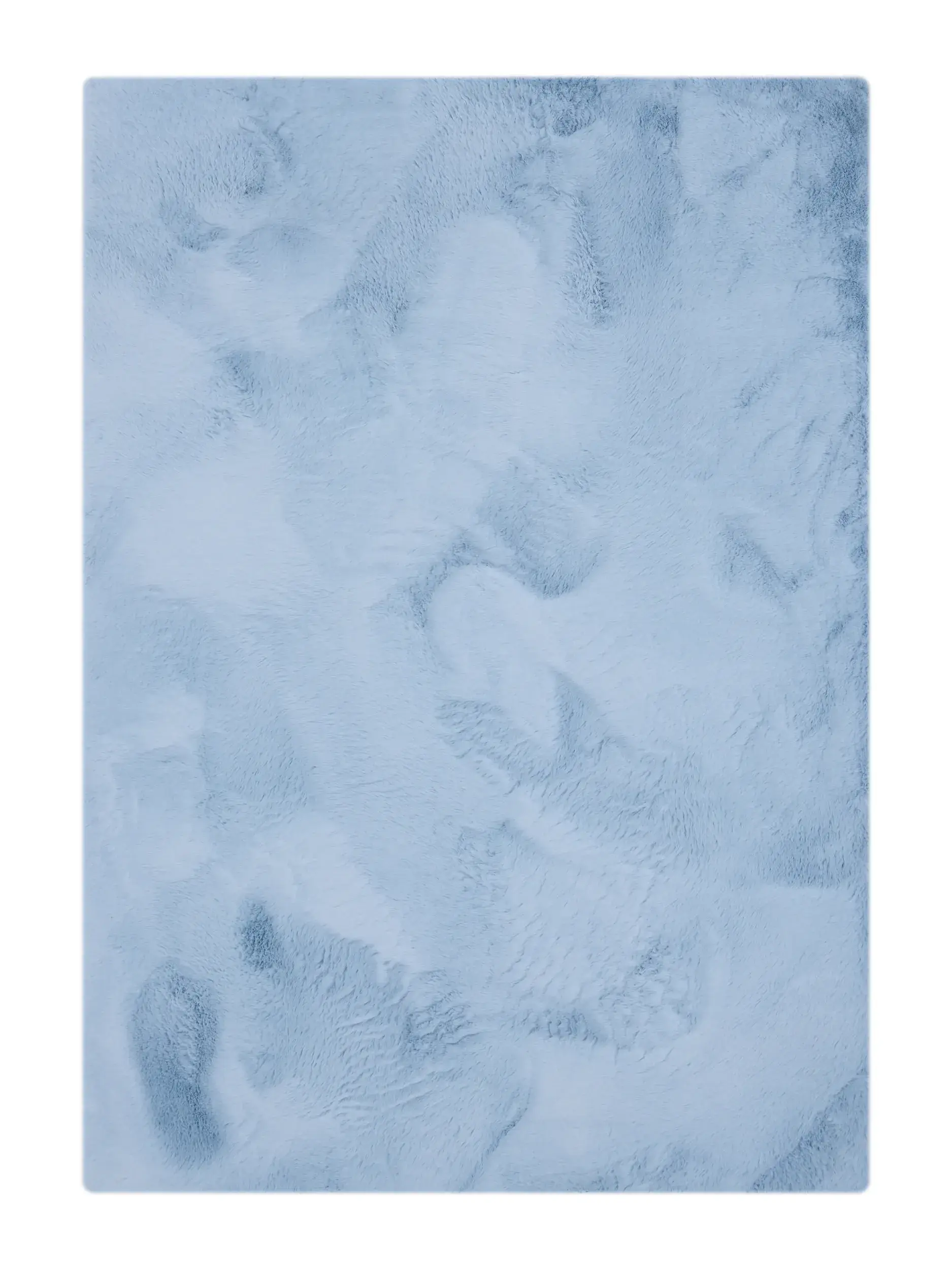 Teppich Dave aus 100% Polyester in Blau von Lytte