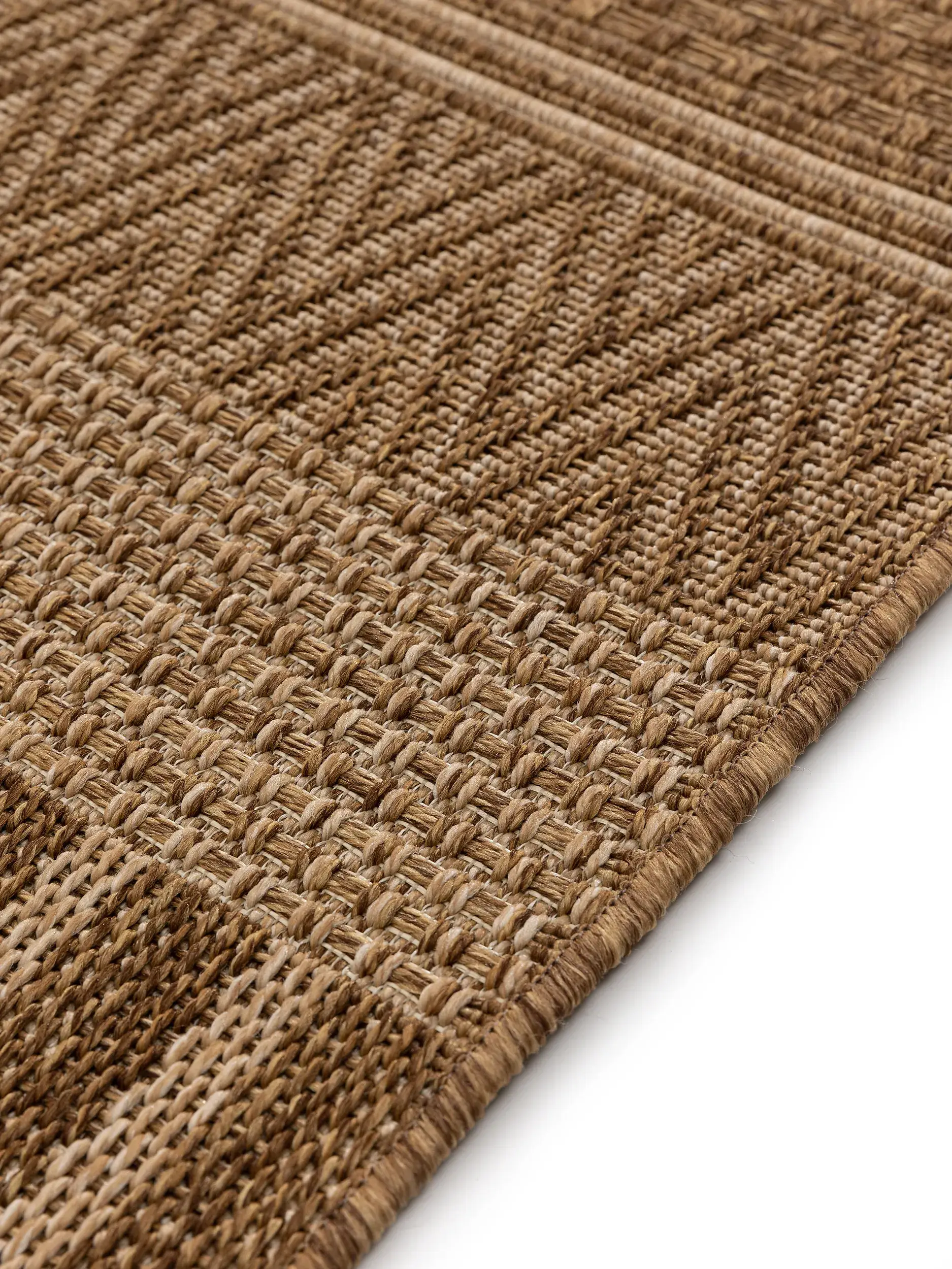 Rug made of 100% Polypropylen in Brown with a 100% Polypropylen high pile by benuta Nest
