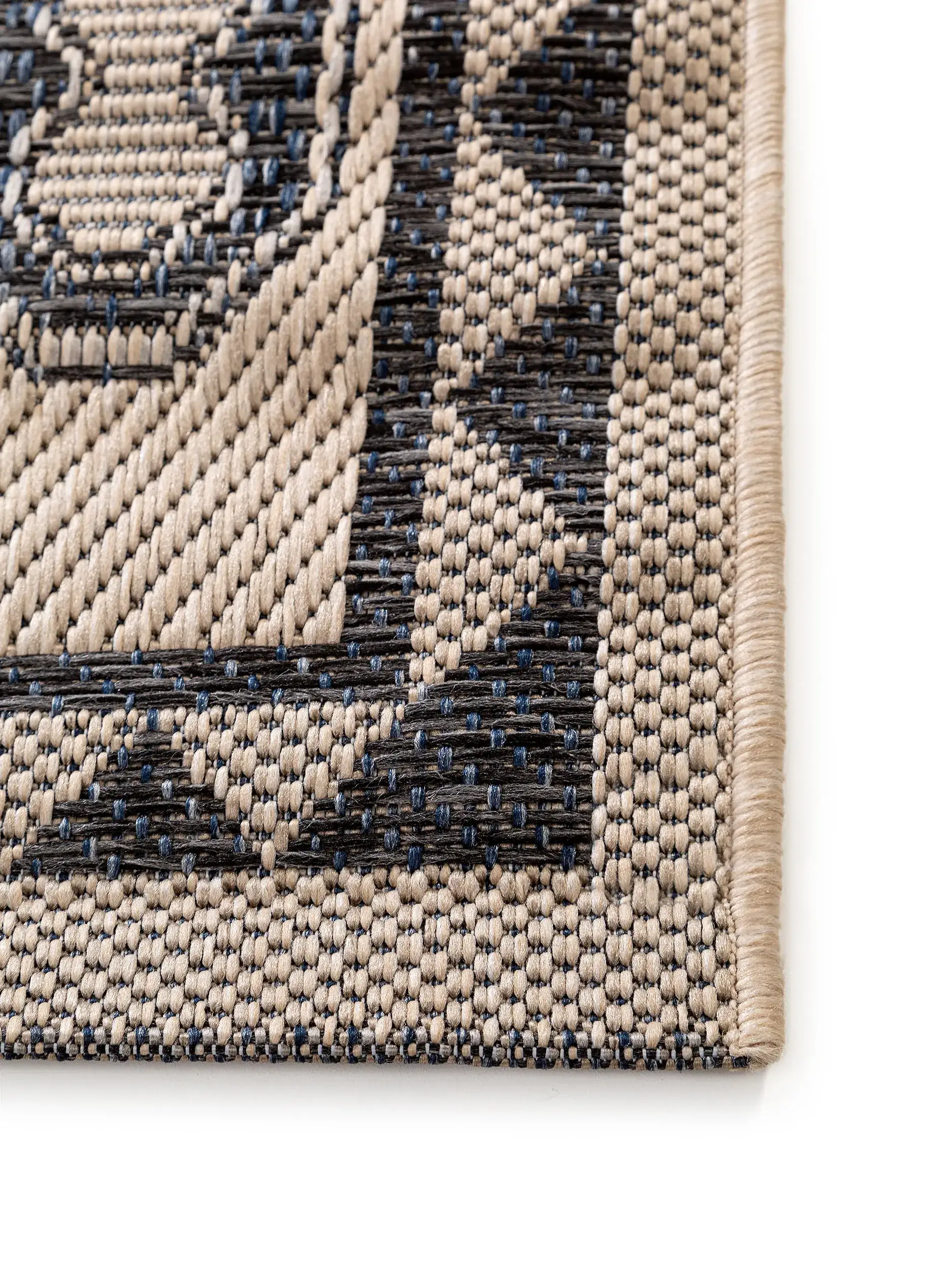 Rug made of 100% Polypropylen in Beige with a 100% Polypropylen high pile by benuta Nest