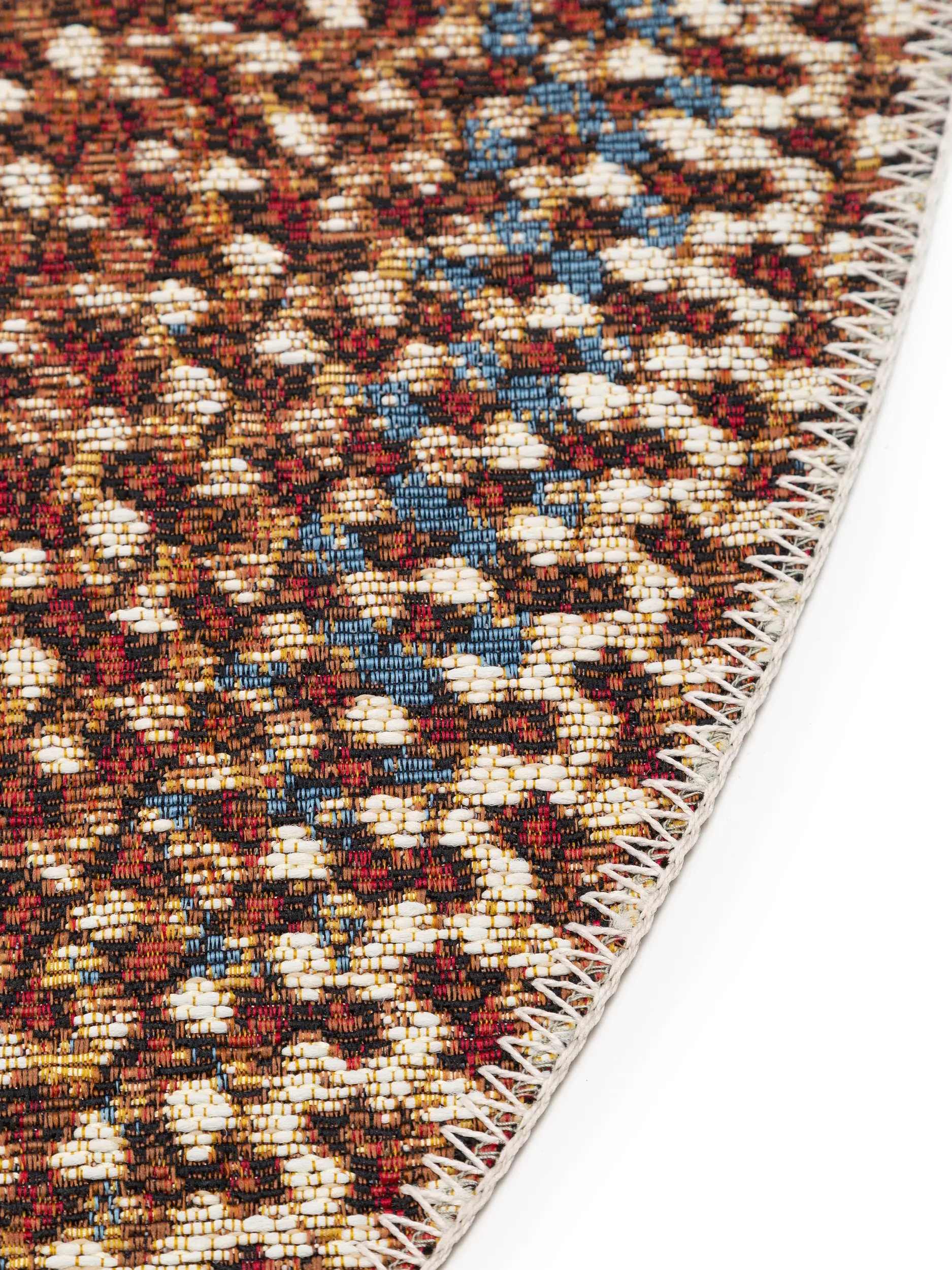 Tapijt van 76% Polypropyleen, 24% Polyester in Veelkleurig met een 76% Polypropyleen, 24% Polyester hoge pool van benuta nest