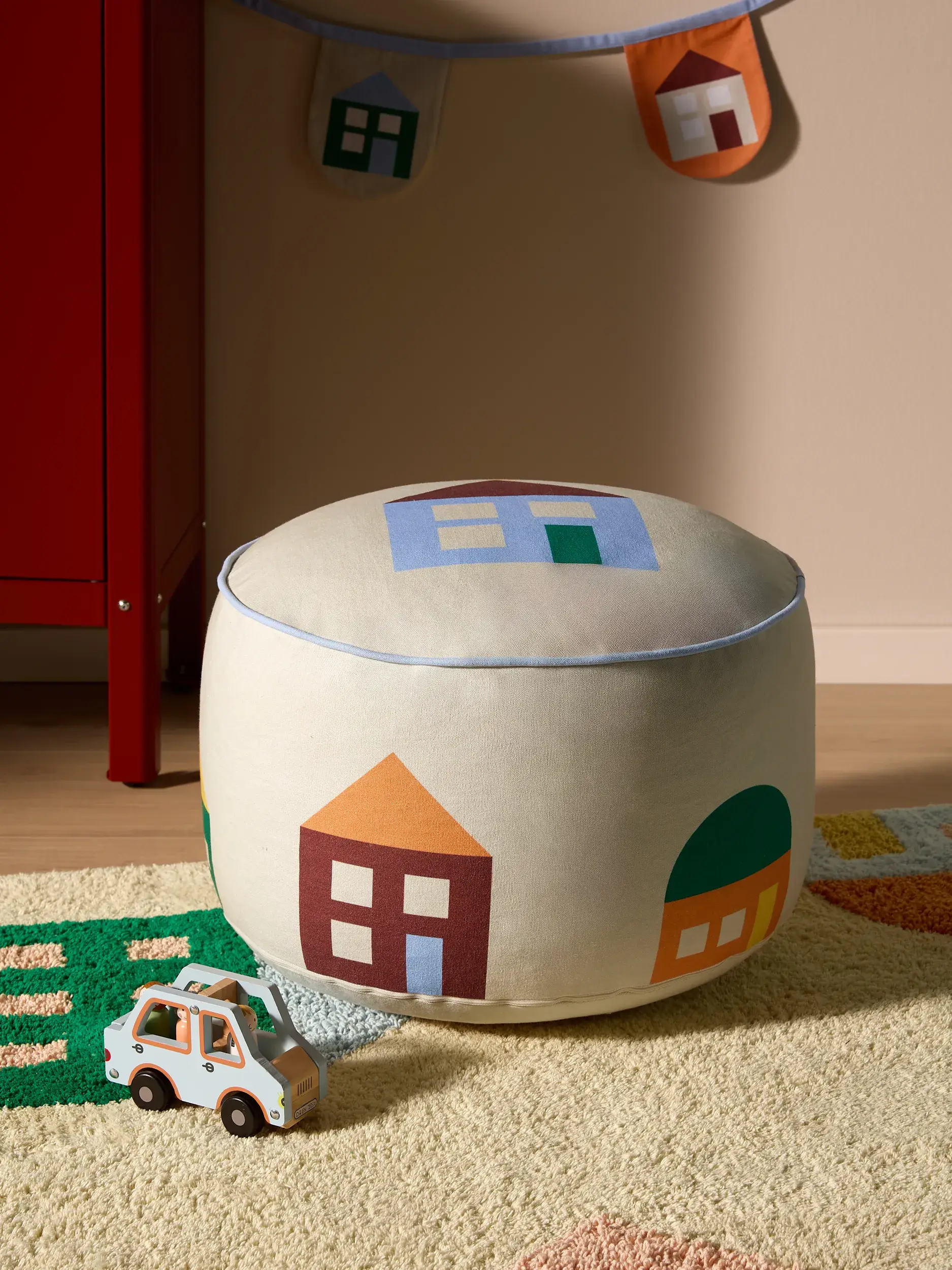 Pouf Niels Multicolour by Lytte