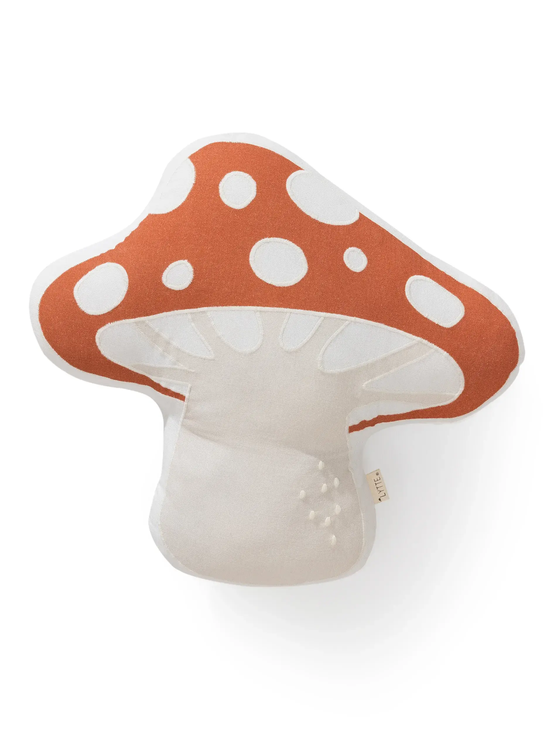 Kissen Isa Beige/Rot von 