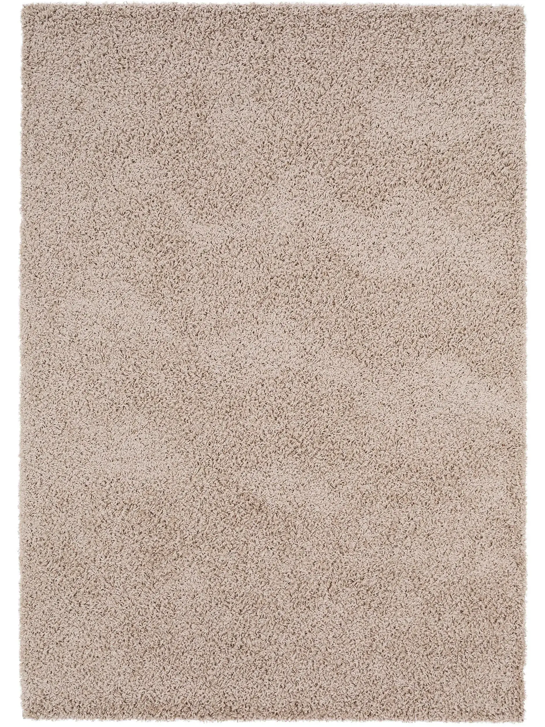 Rug made of 100% Polypropylen in Taupe with a 100% Polypropylen high pile by benuta