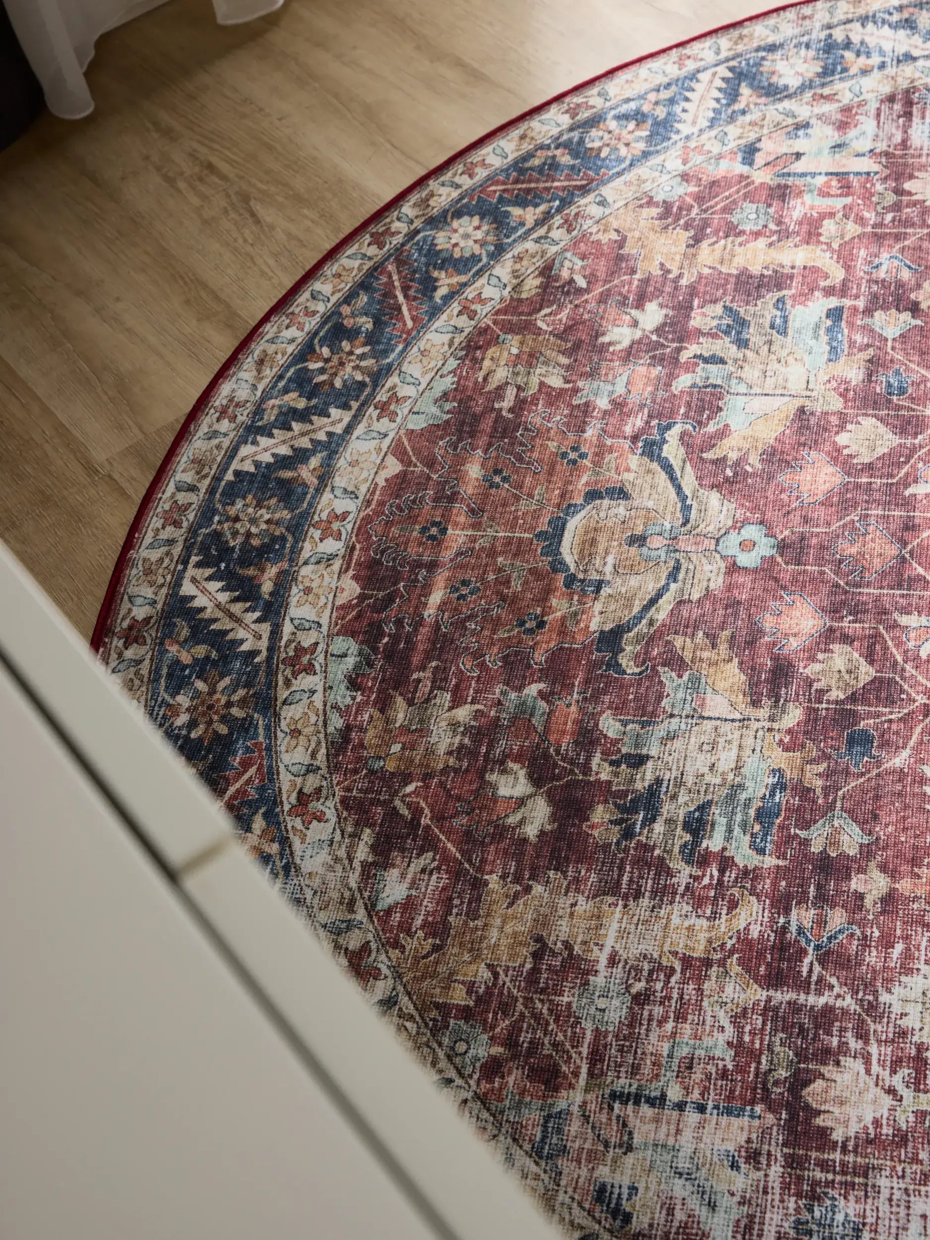Rug made of 100% Polyester in Multicolour with a 100% Polyester high pile by benuta Basic