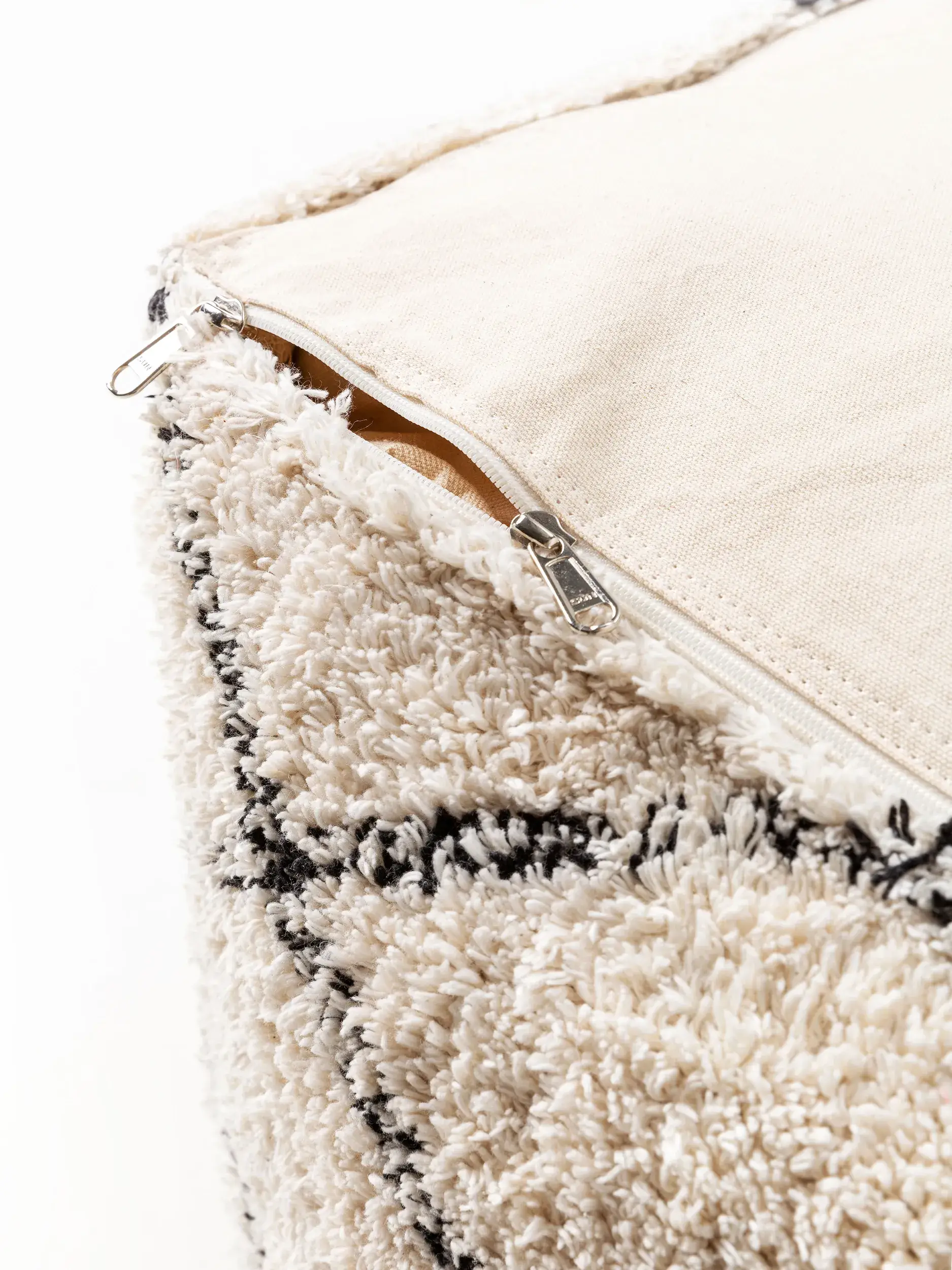 Pouf Naomi Cream im Design Orientalisch aus 100% Baumwolle von benuta Nest