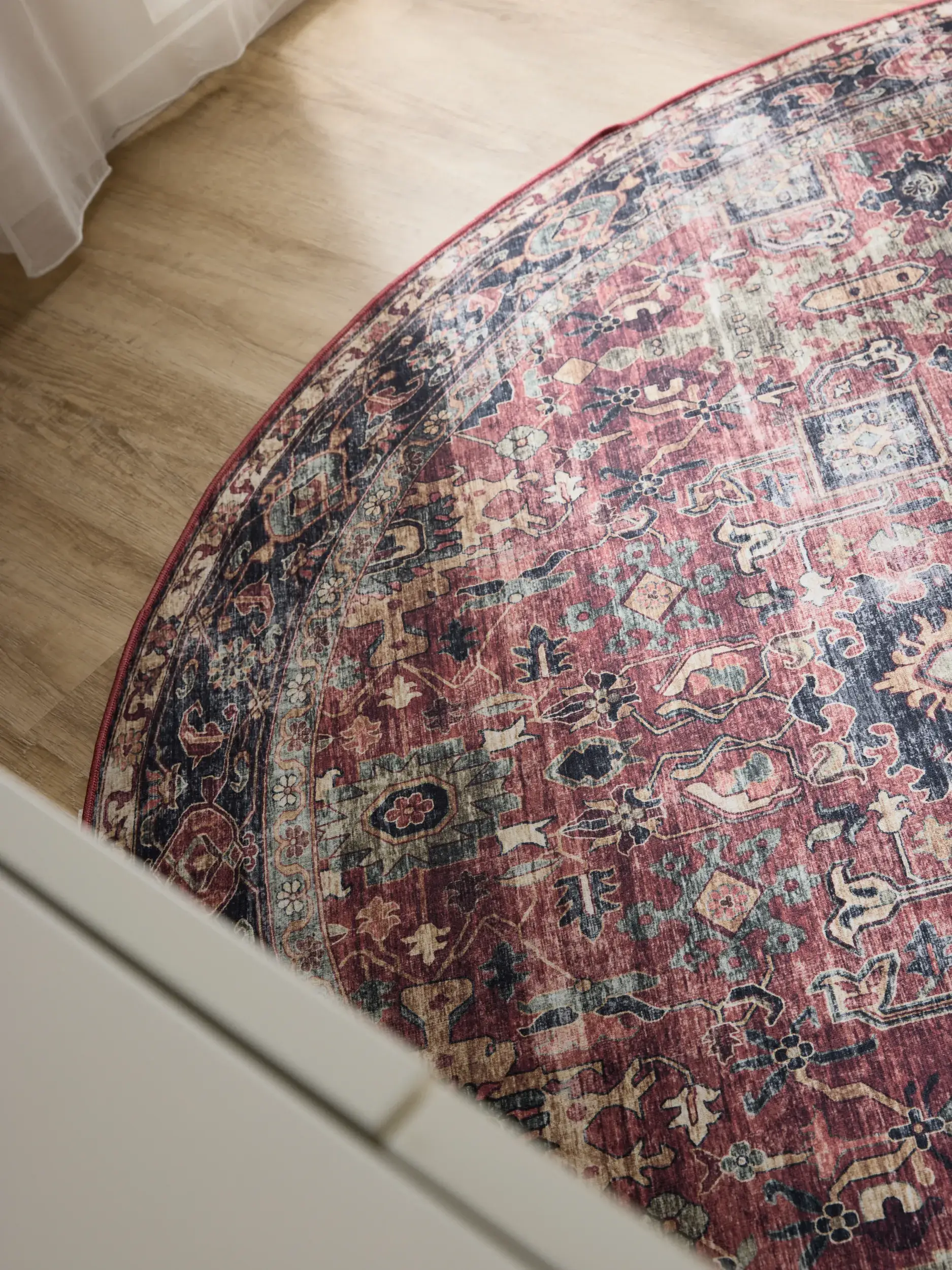 Rug made of 100% Polyester in Multicolour with a 100% Polyester high pile by benuta Basic