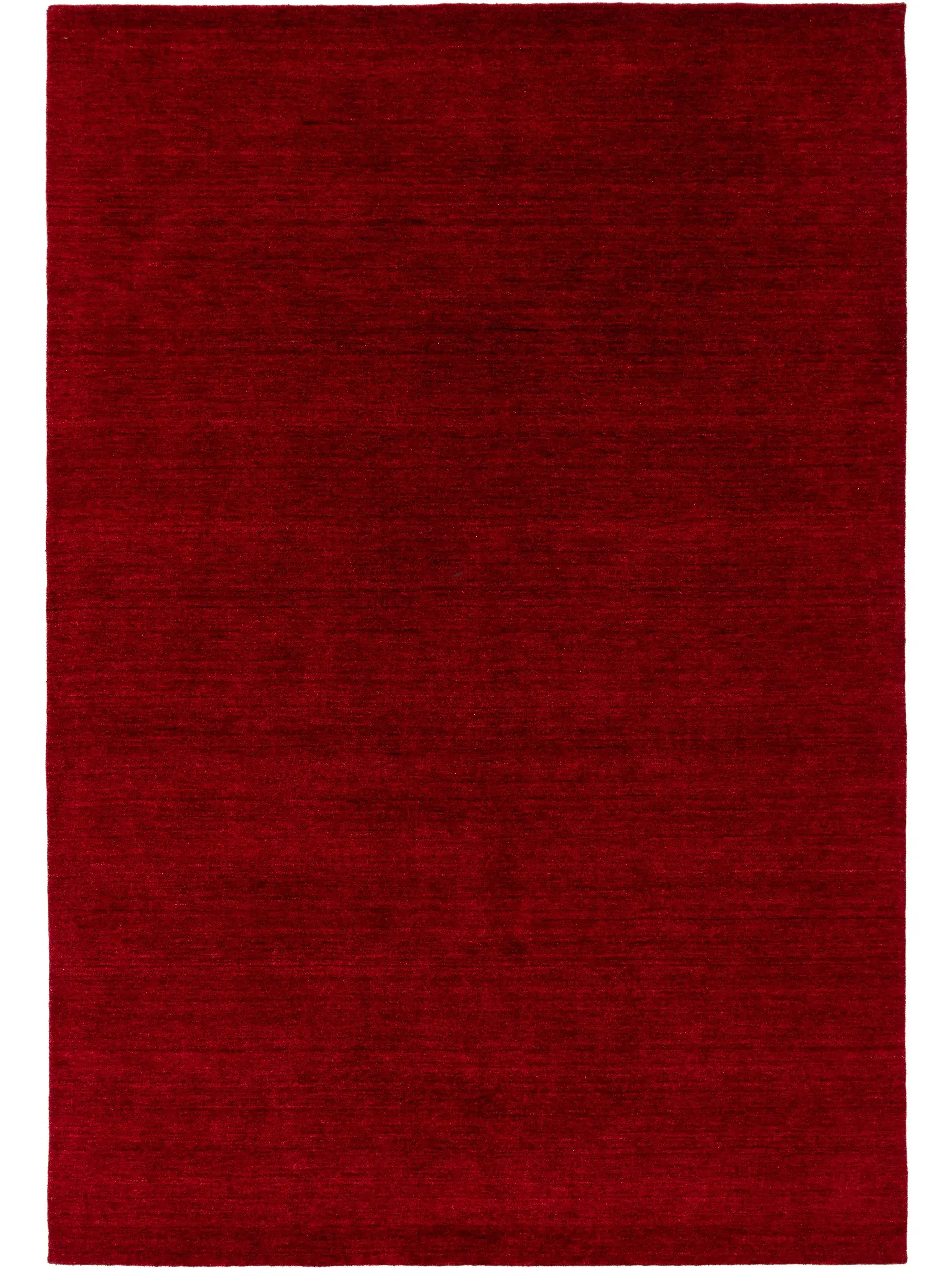 Rug made of 100% Wolle in Rot with a 100% Wolle high pile by benuta Nest