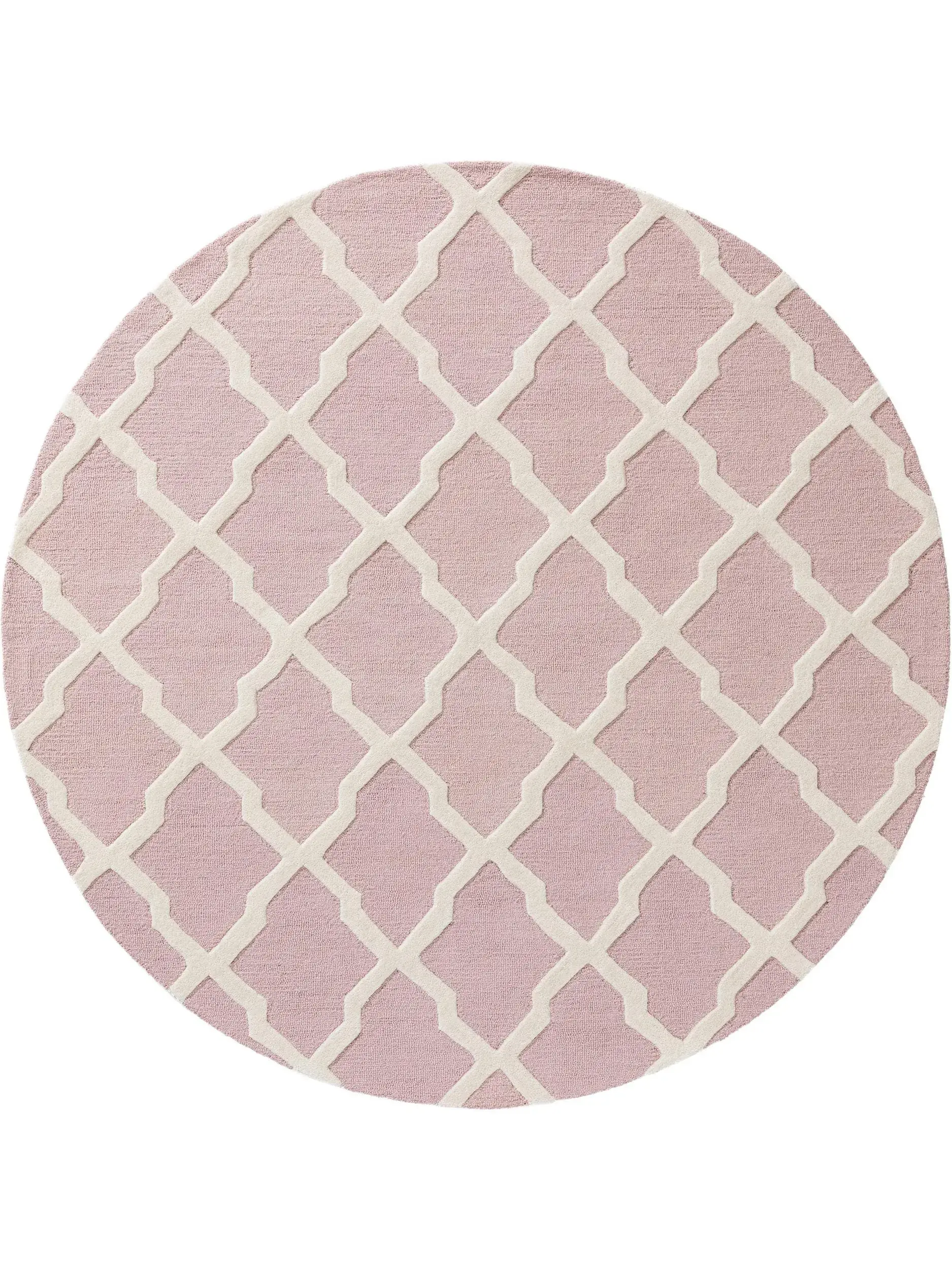 Rug Windsor made of 100% Wool in Pink by benuta Pure