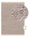 Teppich aus recyceltem Material Kiah Cream/Taupe