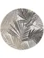 In- & Outdoor-Teppich rund Cleo Schwarz