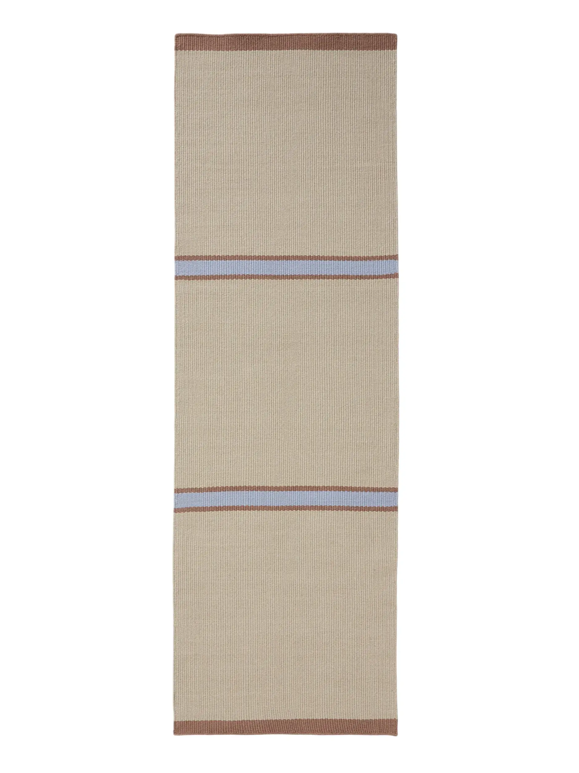 Teppich aus 100% Wolle in Beige mit 100% Wolle hohem Flor von benuta Pure
