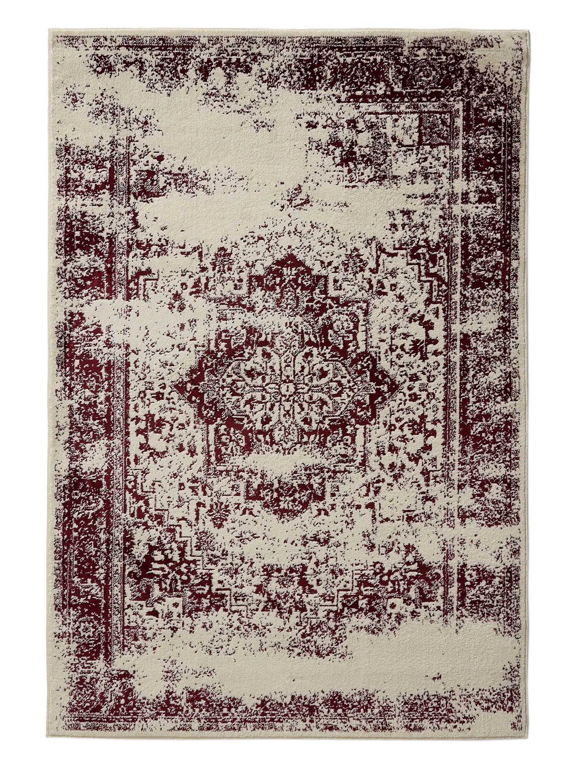 Rug made of 100% Polypropylen in Beige with a 100% Polypropylen high pile by benuta Basic