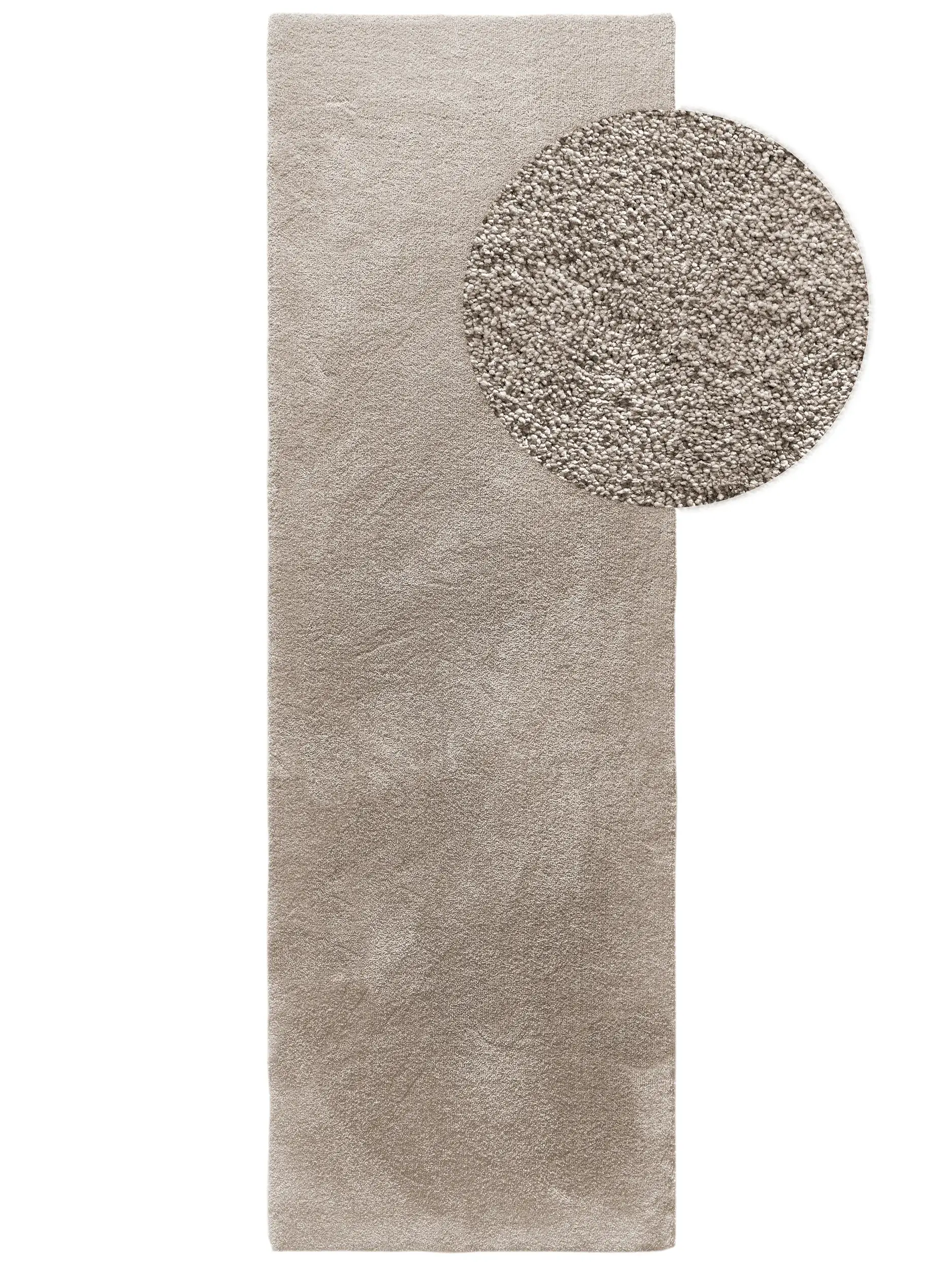 Matto 100% Polypropylena värissä Beige 100% Polypropylen korkealla nukalla merkiltä benuta Nest