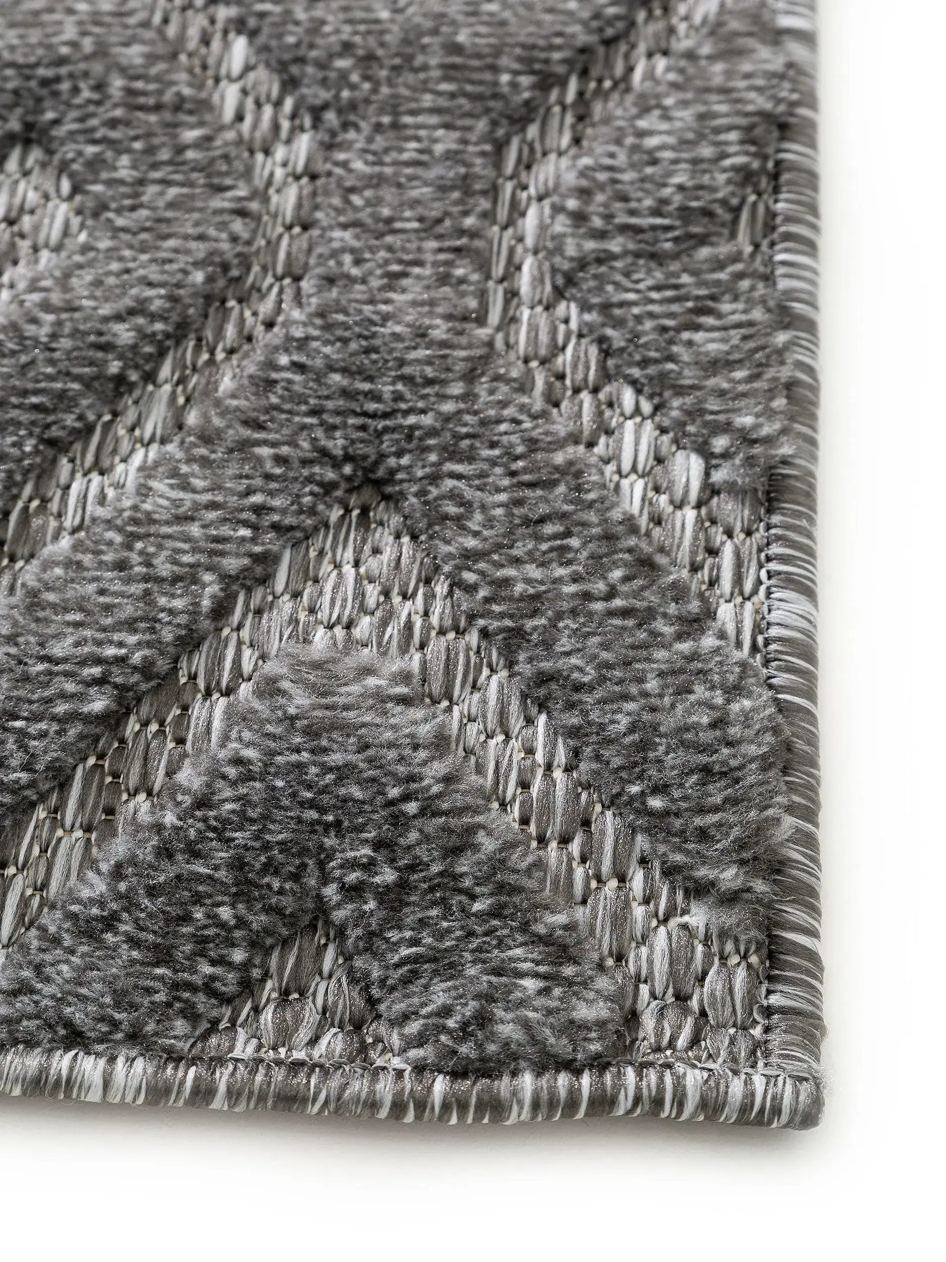 Teppich Bonte aus 100% Polypropylen in Grau von benuta