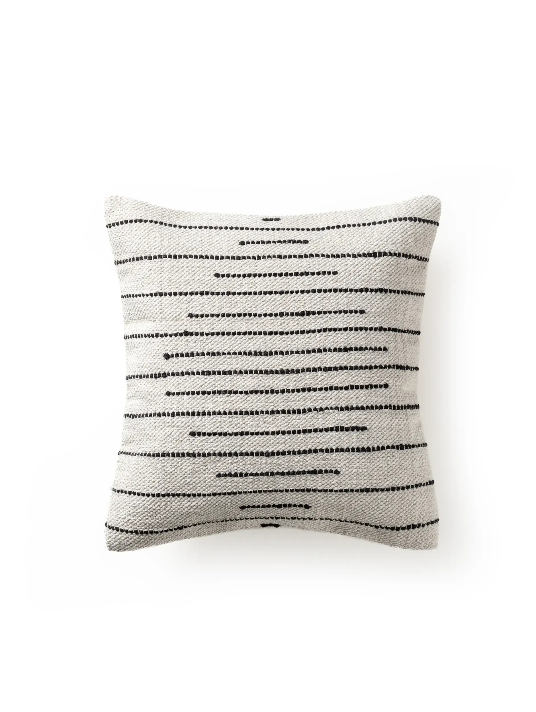 Kissenbezug Bo Ivory im Design Geometrisch aus 100% Baumwolle von benuta Pop