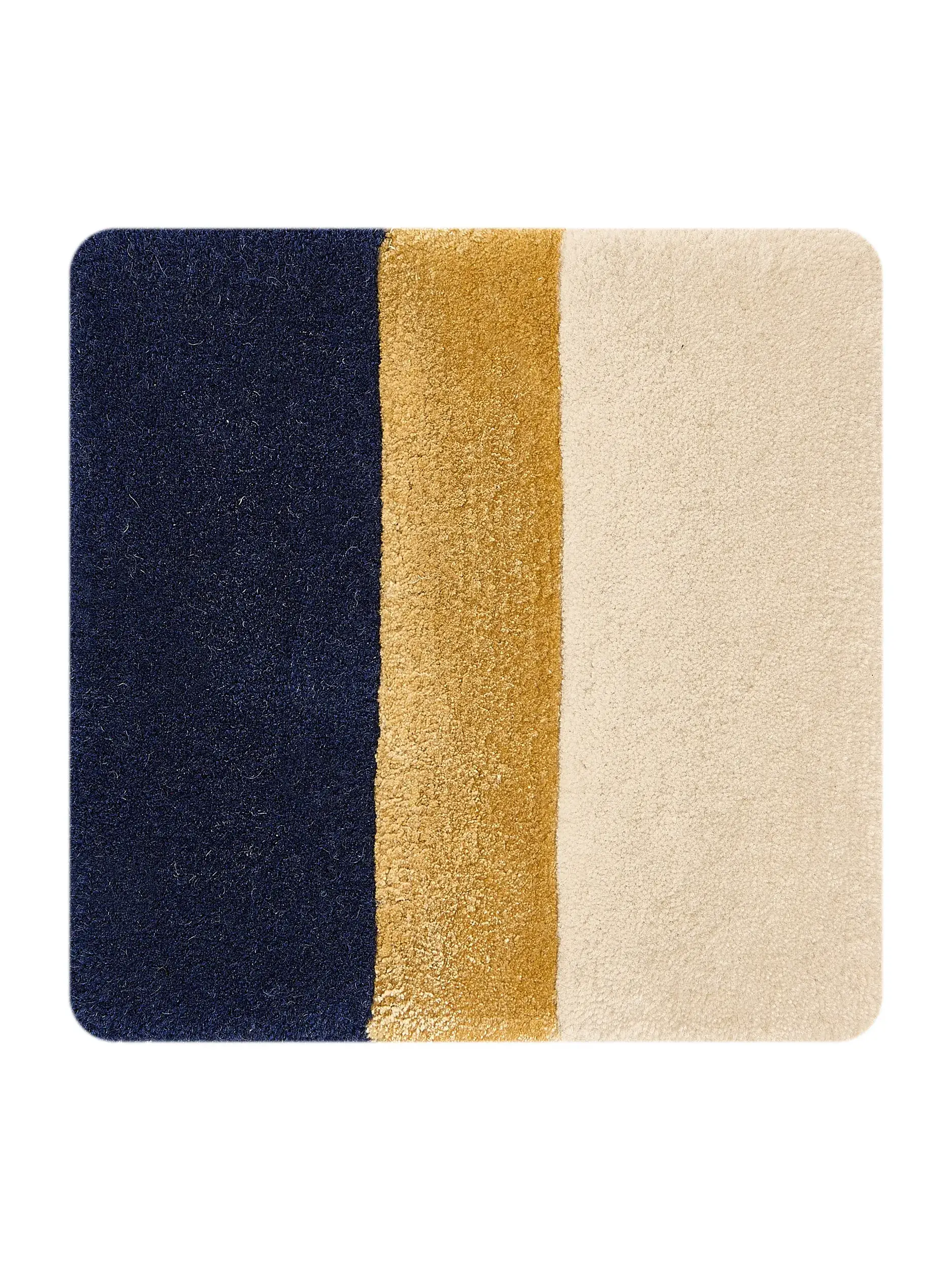 Tapis Ora en 97% Laine, 3% Lyocell (TENCEL™) en Multicouleur de benuta Finest