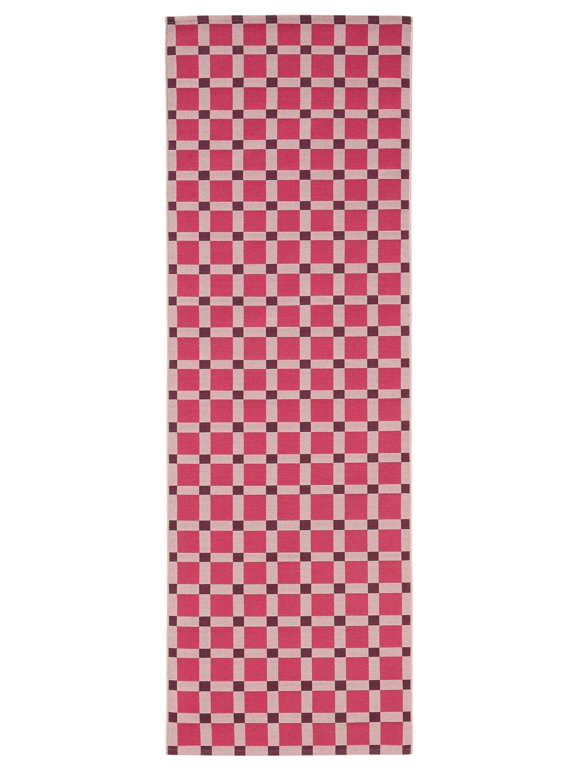 Rug made of 76% Polypropylen, 23% Polyester, 1% Latex in Rosa with a 76% Polypropylen, 23% Polyester, 1% Latex high pile by benuta Pop