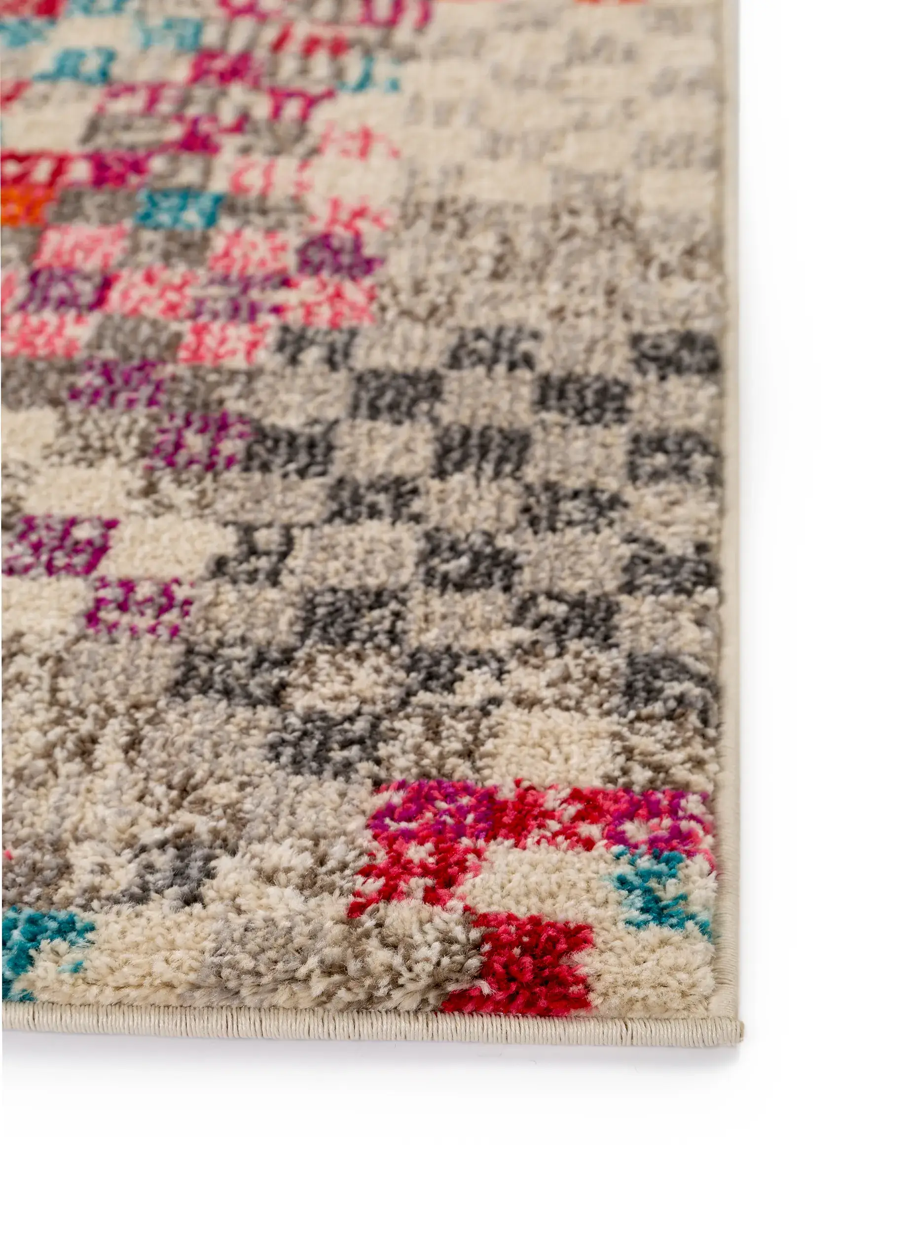 Teppich aus 100% Polypropylen in Multicolor mit 100% Polypropylen hohem Flor von benuta Nest