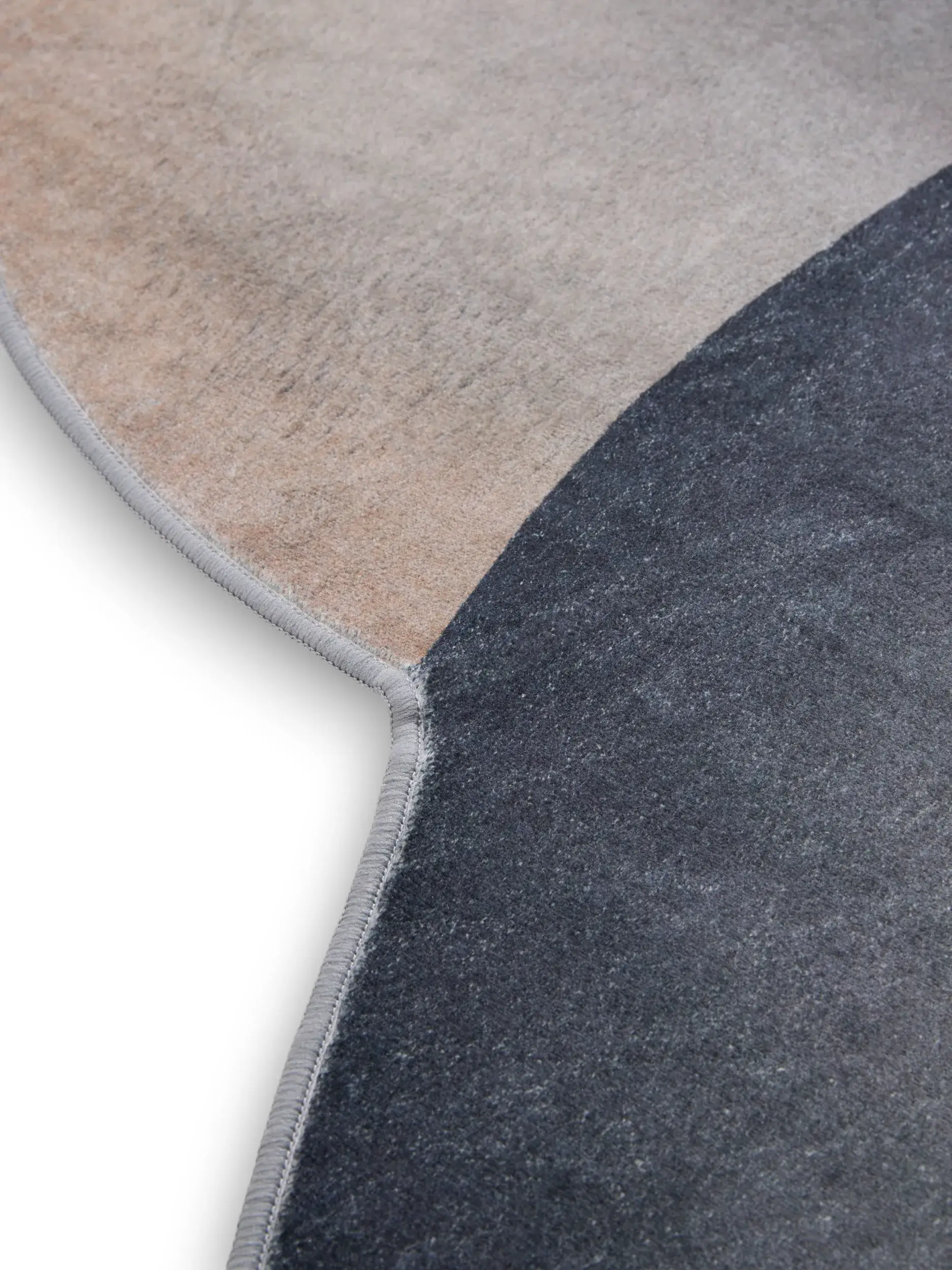 Rug made of 100% Polyester in Brown with a 100% Polyester high pile by benuta Pop